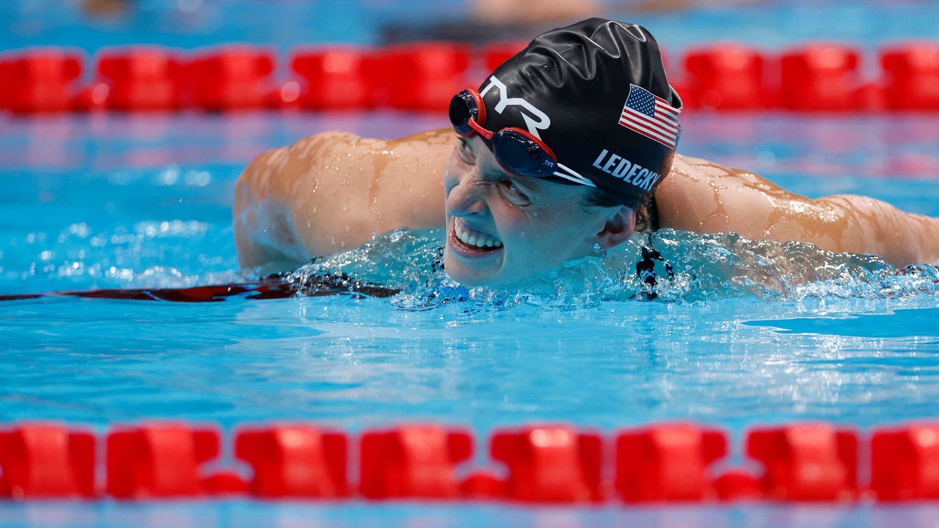 1920x1080 USA's Katie Ledecky wins Olympic gold in 800m freestyle