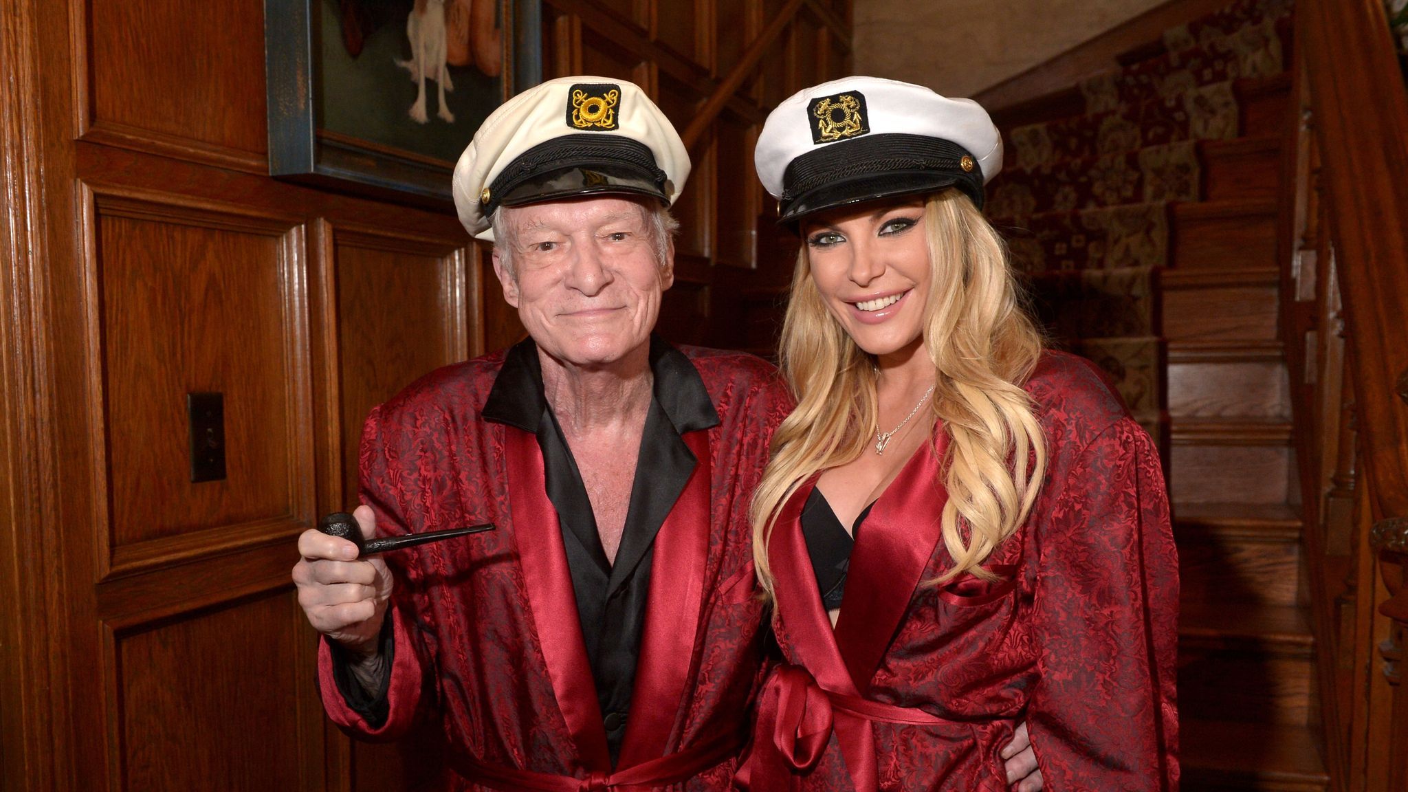 2048x1152 Hugh Hefner's items including smoking jacket, first Playboy issue and 'viagra ring' sold at LA auction. Ents & Arts News