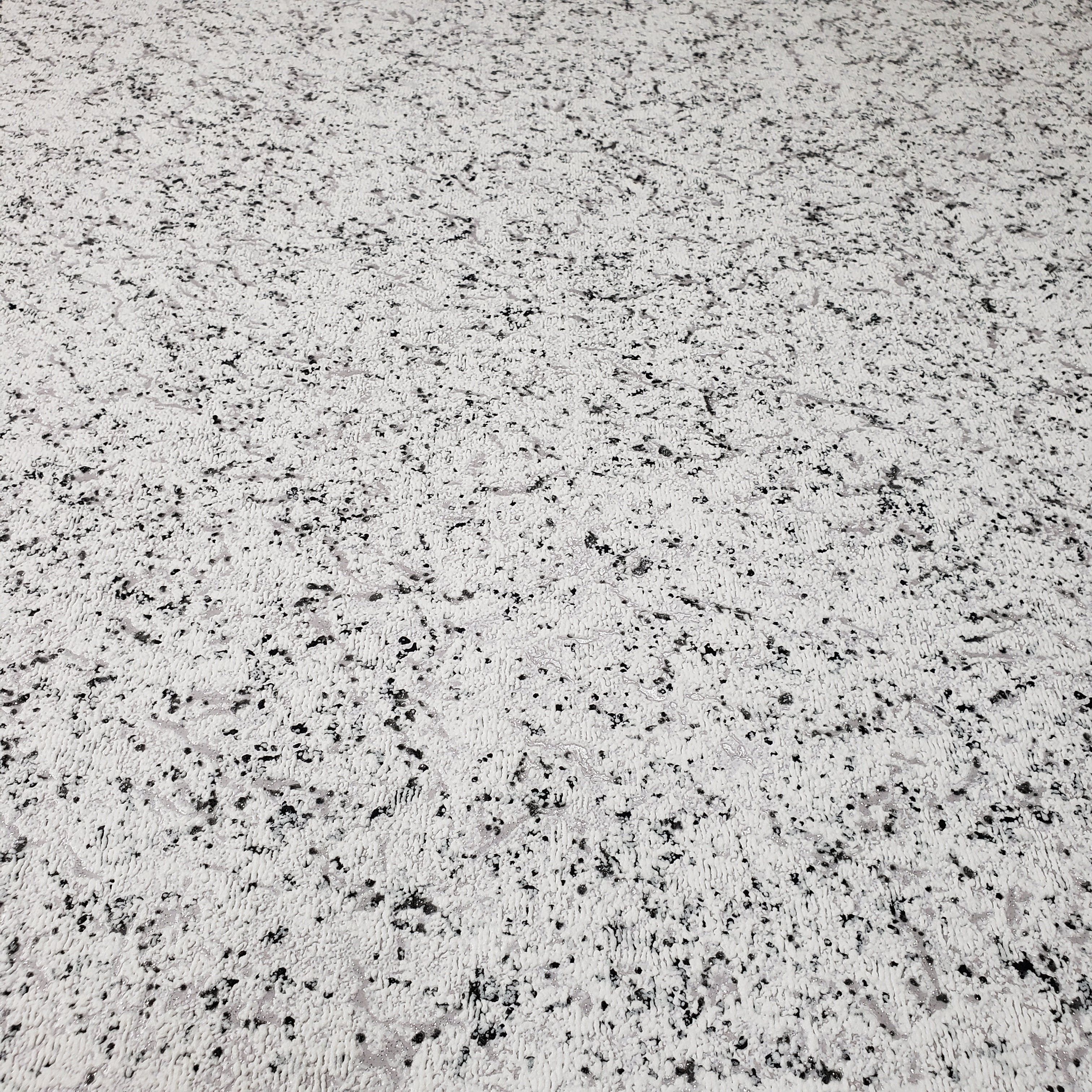 3024x3024 3588 10 Wallpaper Faux Granite Stone White Black Gray Modern Plain Tex