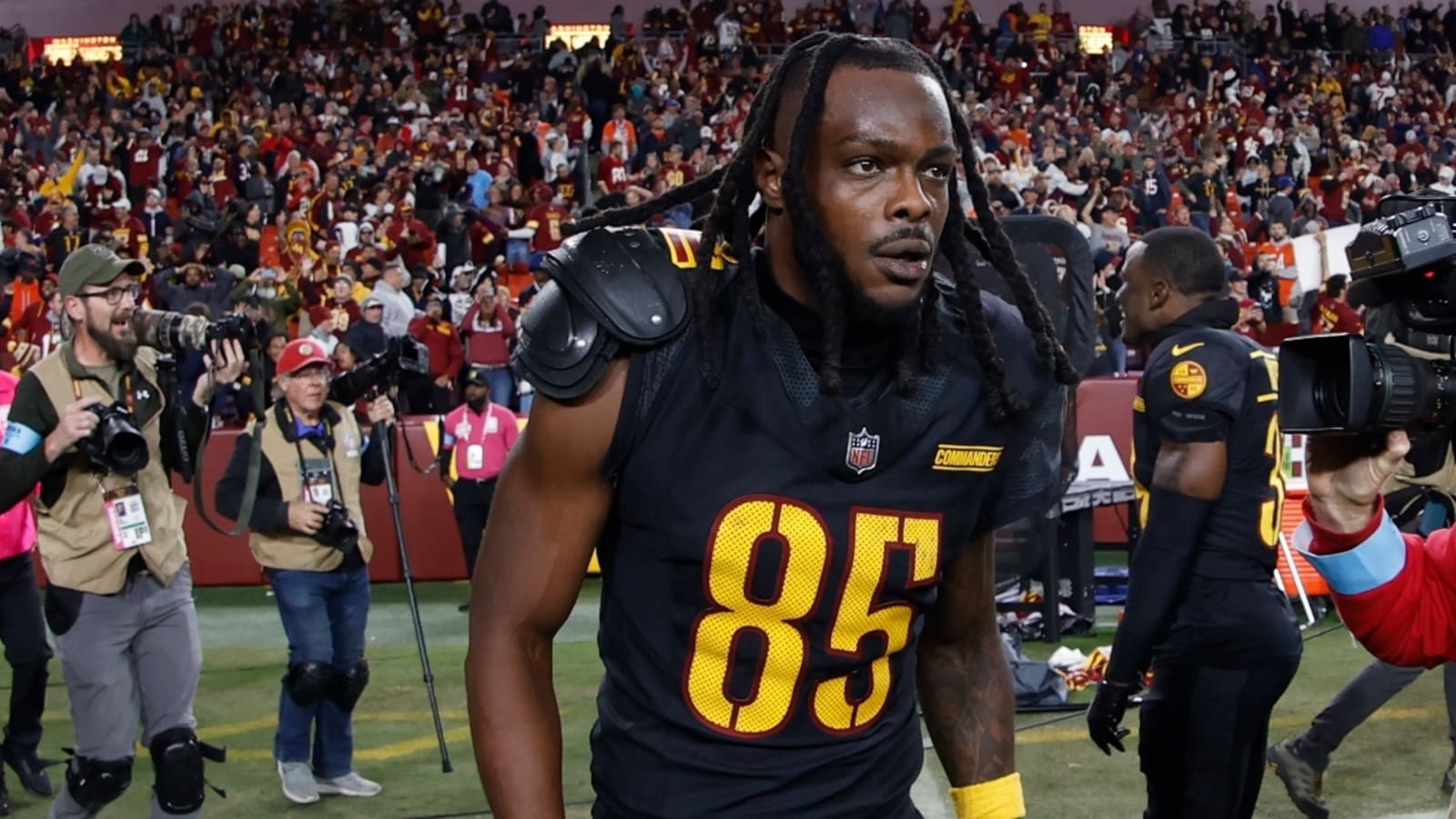1600x900 Noah Brown injury update: Commanders WR carted off field during minicamp