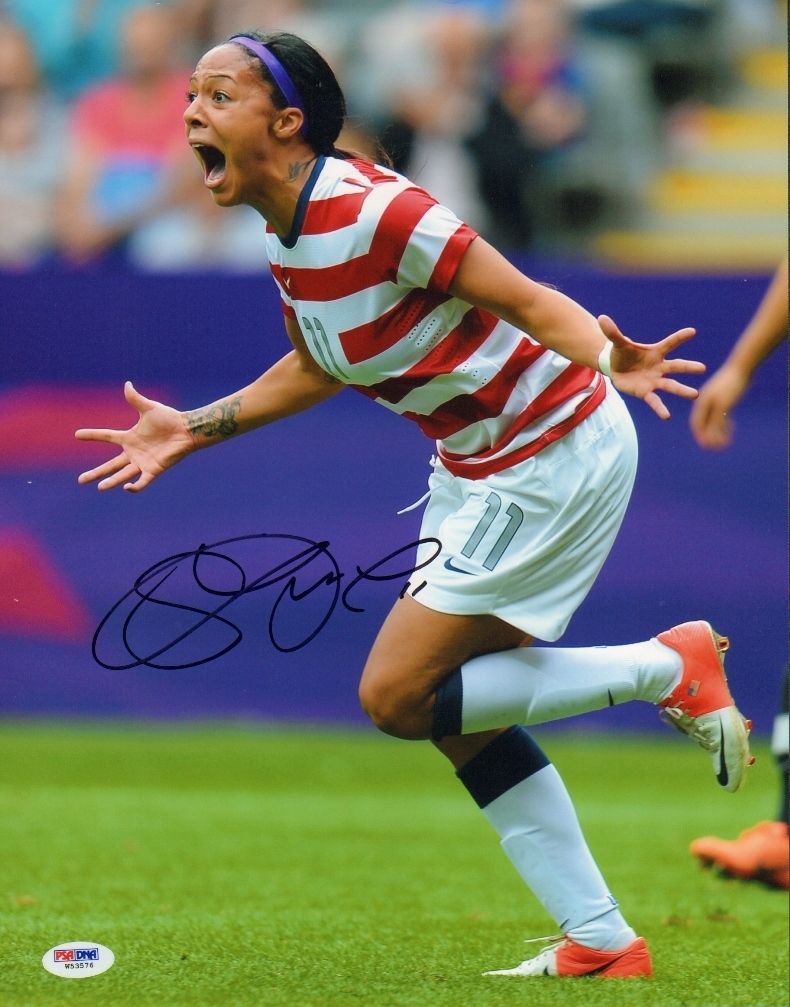 790x1007 Sydney Leroux Autographed Memorabilia. Signed Photo, Jersey, Collectibles & Merchandise