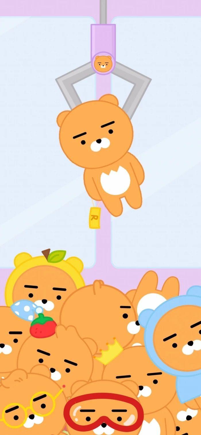 700x1515 Kakao friend. Cute wallpaper, Kakao friends, Kakao ryan