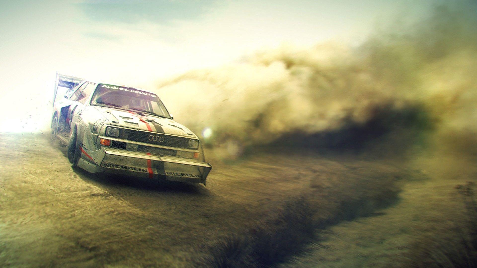 1920x1080 Audi Quattro, rally, cars, Dirt 2 wallpaper