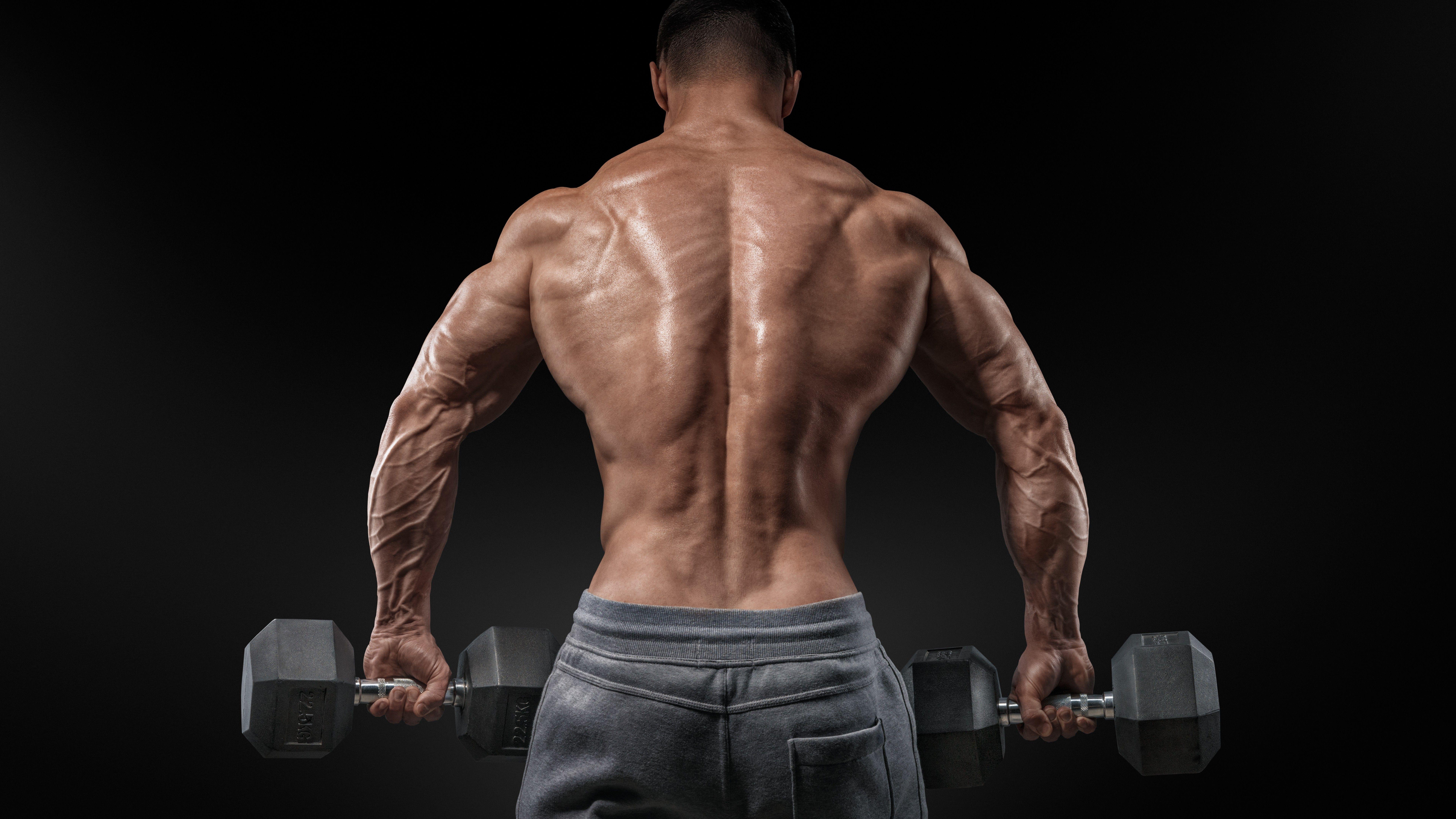 7680x4320 Bodybuilding Training Uhd 4k Wallpaper Body Back Side