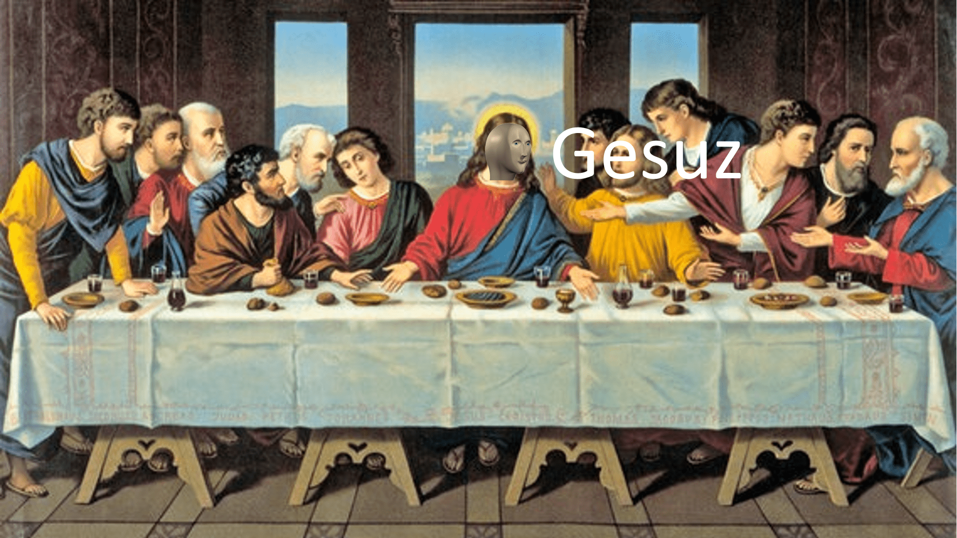 1920x1080 Gesuz. R Stonks. Meme Man Wurds Stonks Edits