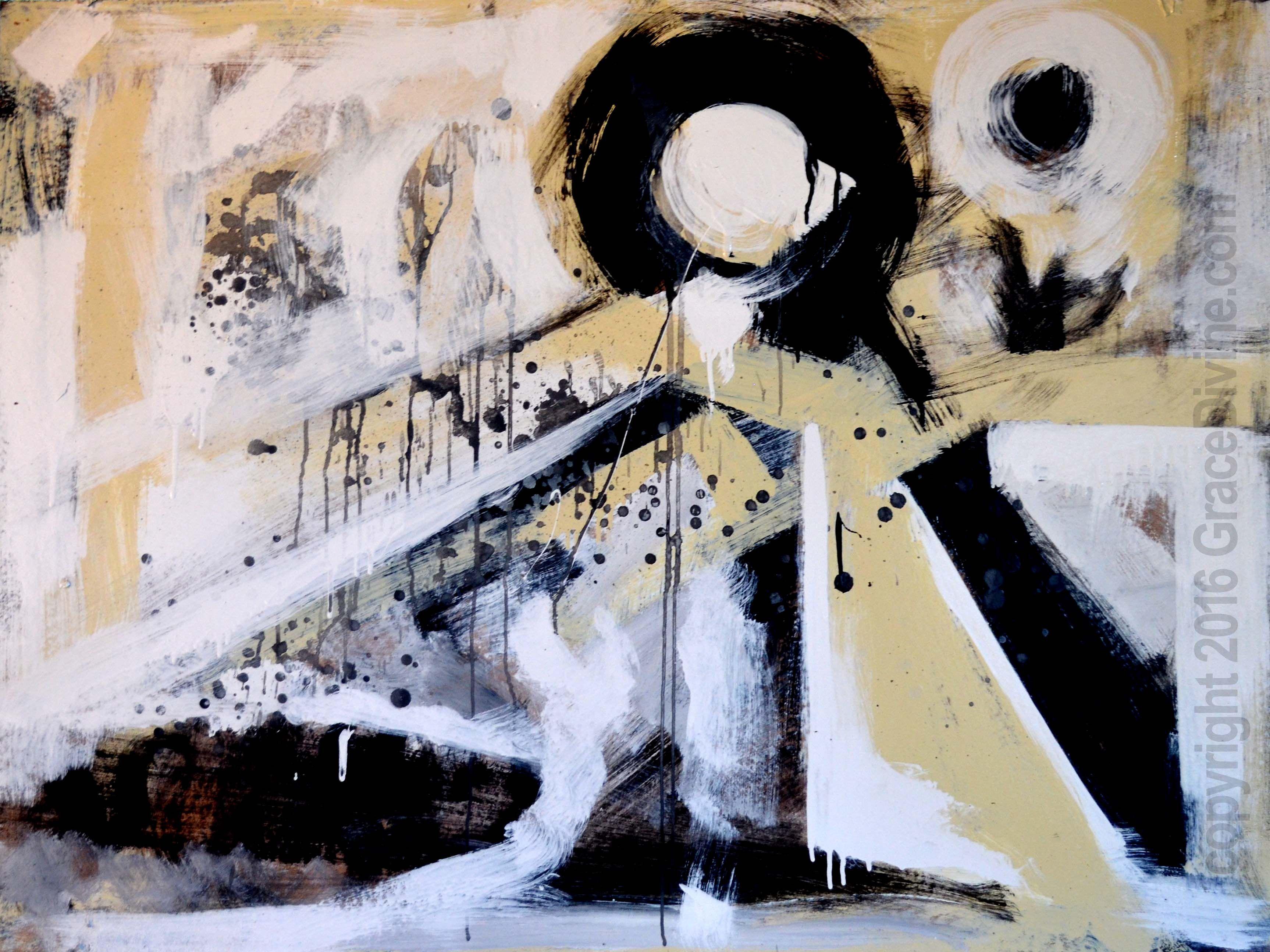 3453x2589 Franz Kline Inspired Art Abstract Expressionism Action Painting Trump Election. Action Painting, Painting Tutorial Abstract, Art