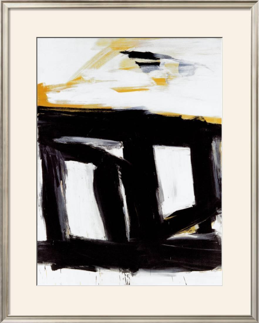 882x1100 Zinc Doors Framed Art Print Wall Art By Franz Kline.