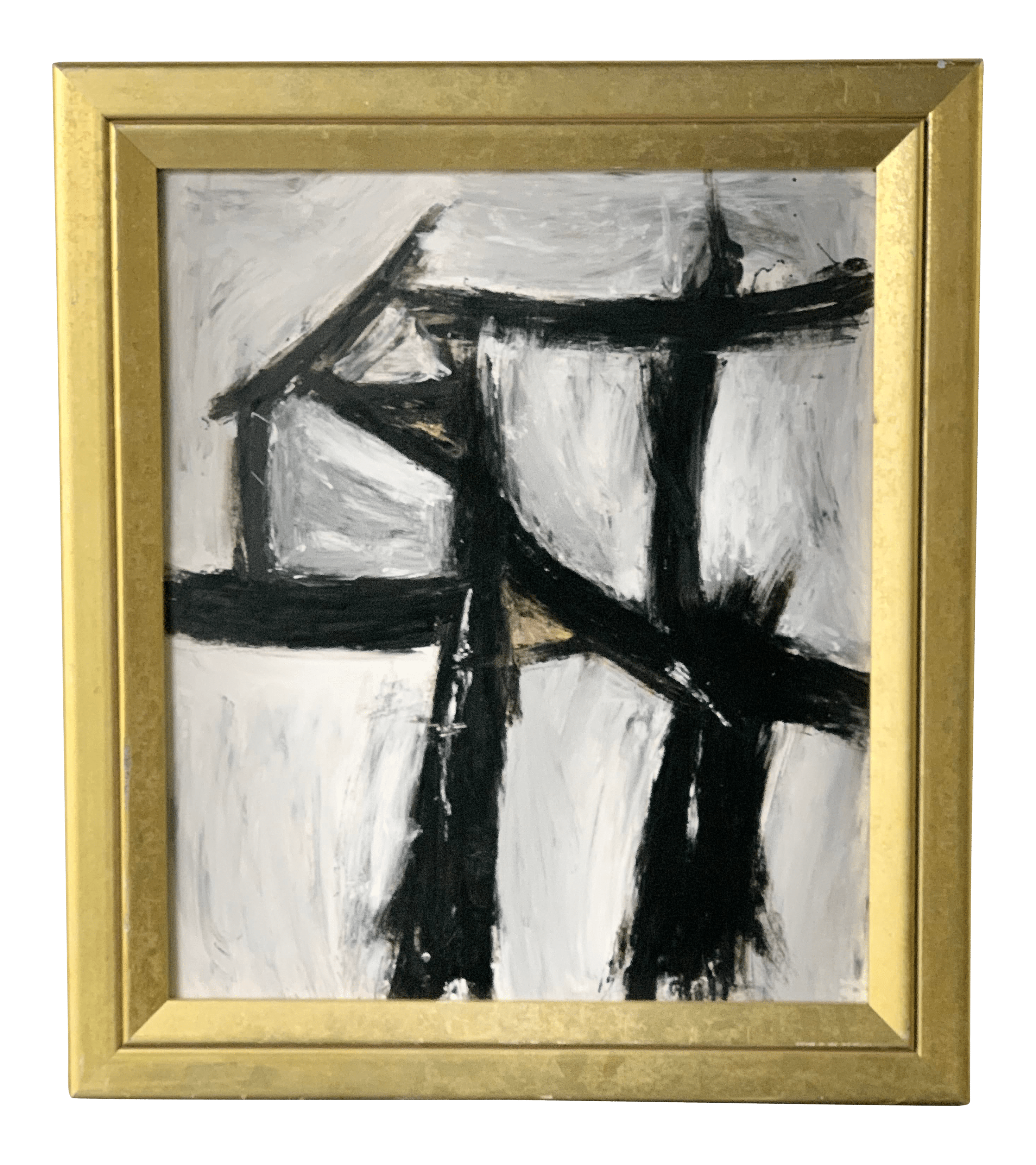 2944x3309 Modern Painting in the Manner of Franz Kline