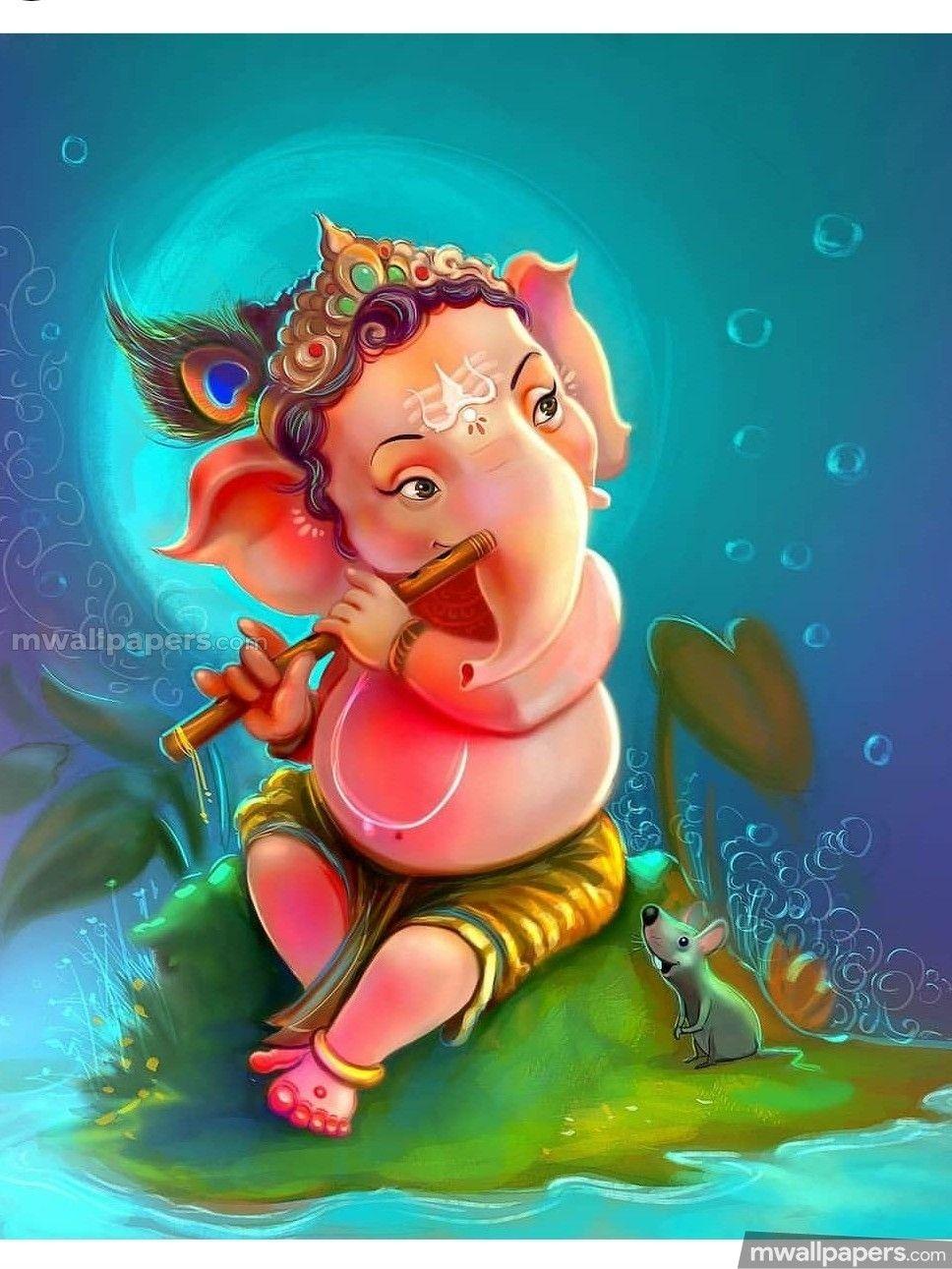 968x1291 Ganesh Chaturthi (13 tháng 9 năm 2018) - Chúa Ganesha (Ganpati, Vinayak, Pillaiyar) Hình nền ảnh HD sáng tạo dễ thương (968x1291) (2021)