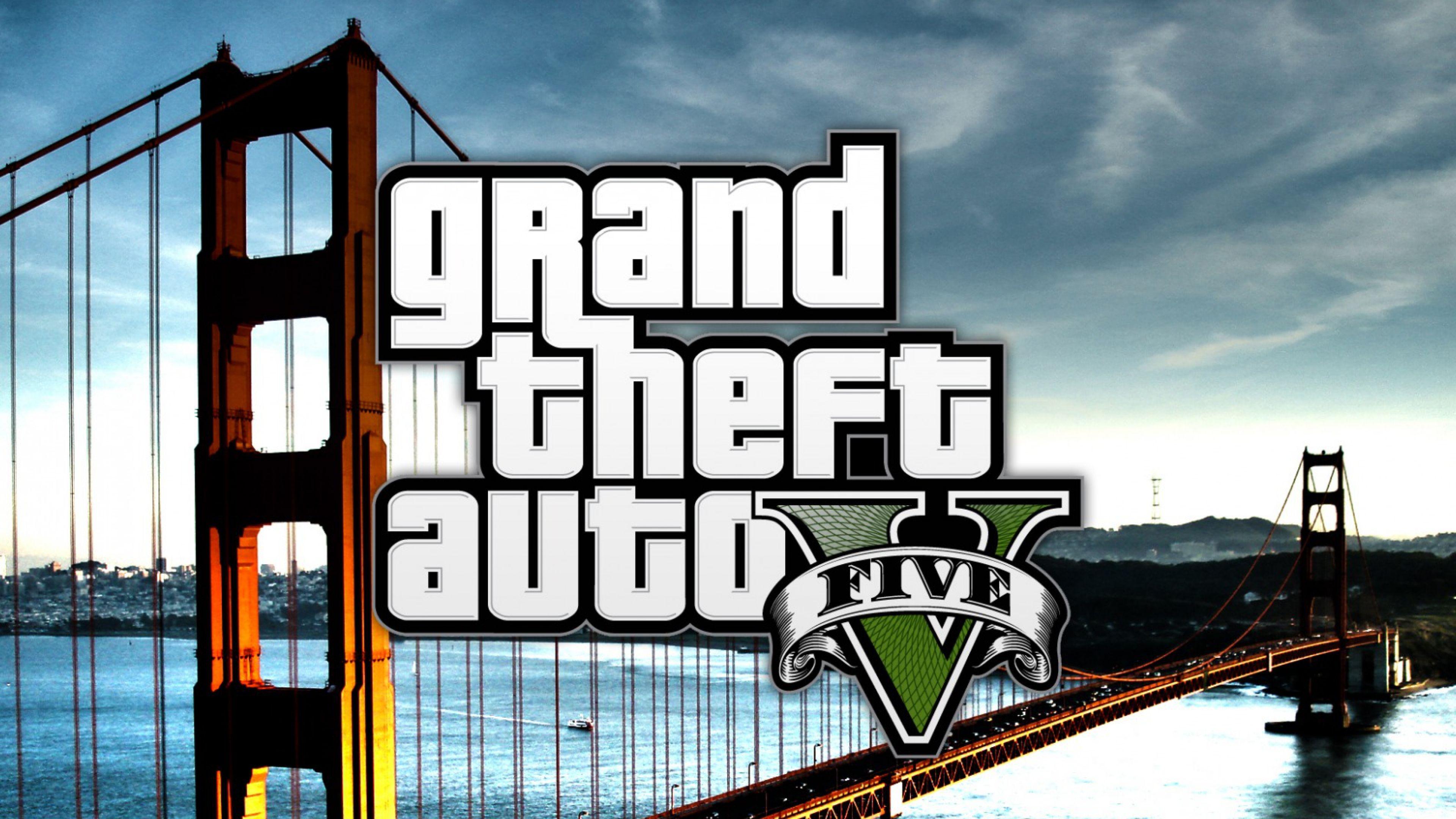 3840x2160 Gta 5 Logo 1440P Resolution HD 4k Wallpaper, Image, Background, Photo and Picture
