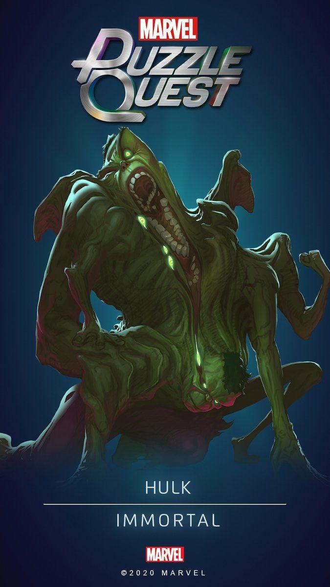 675x1200 Marvel Puzzle Quest Hulk (Immortal) Wallpaper are here! Smash protection not guaranteed! #MarvelPuzzleQuest