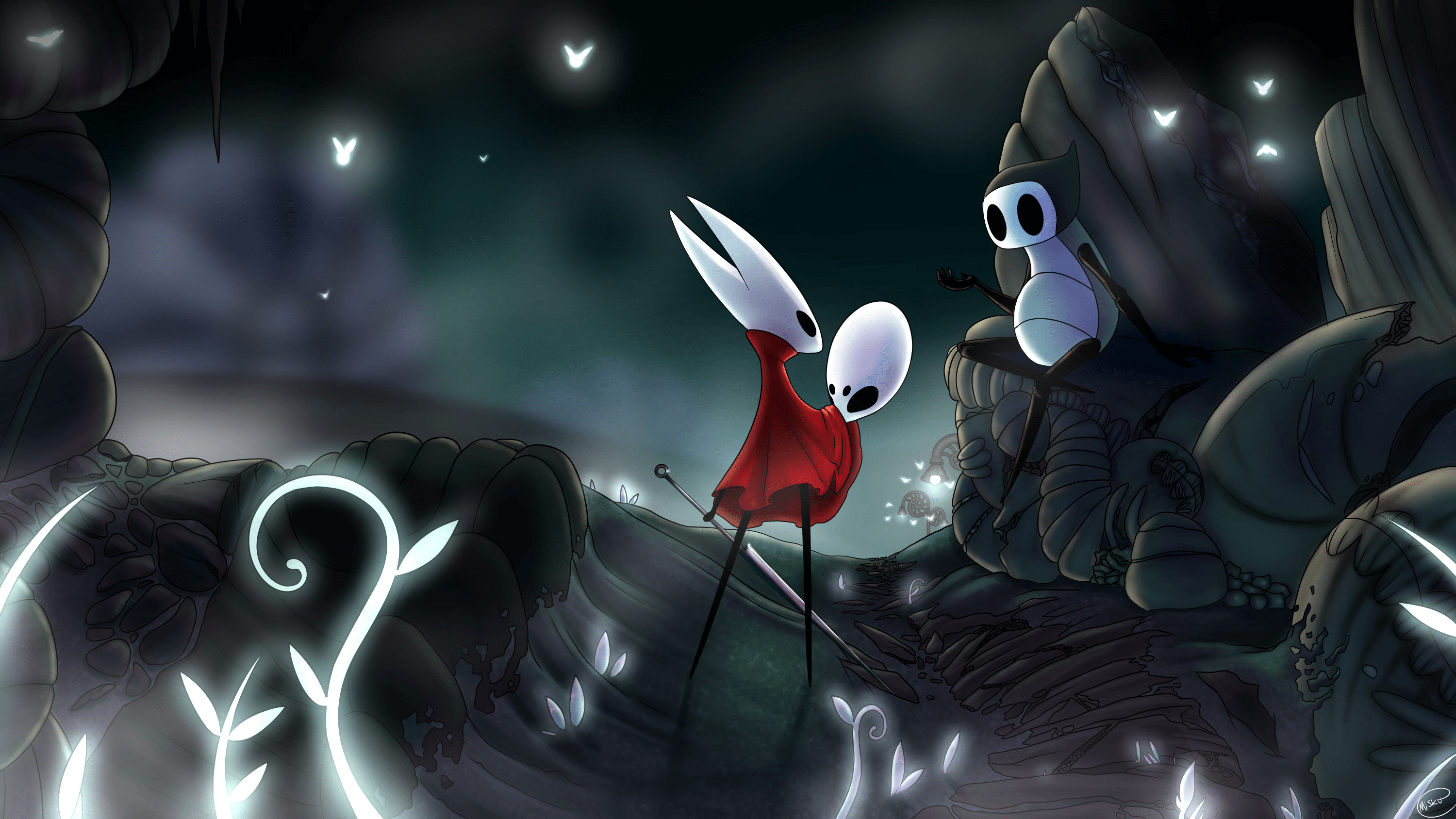 Hollow knight картинки на рабочий стол