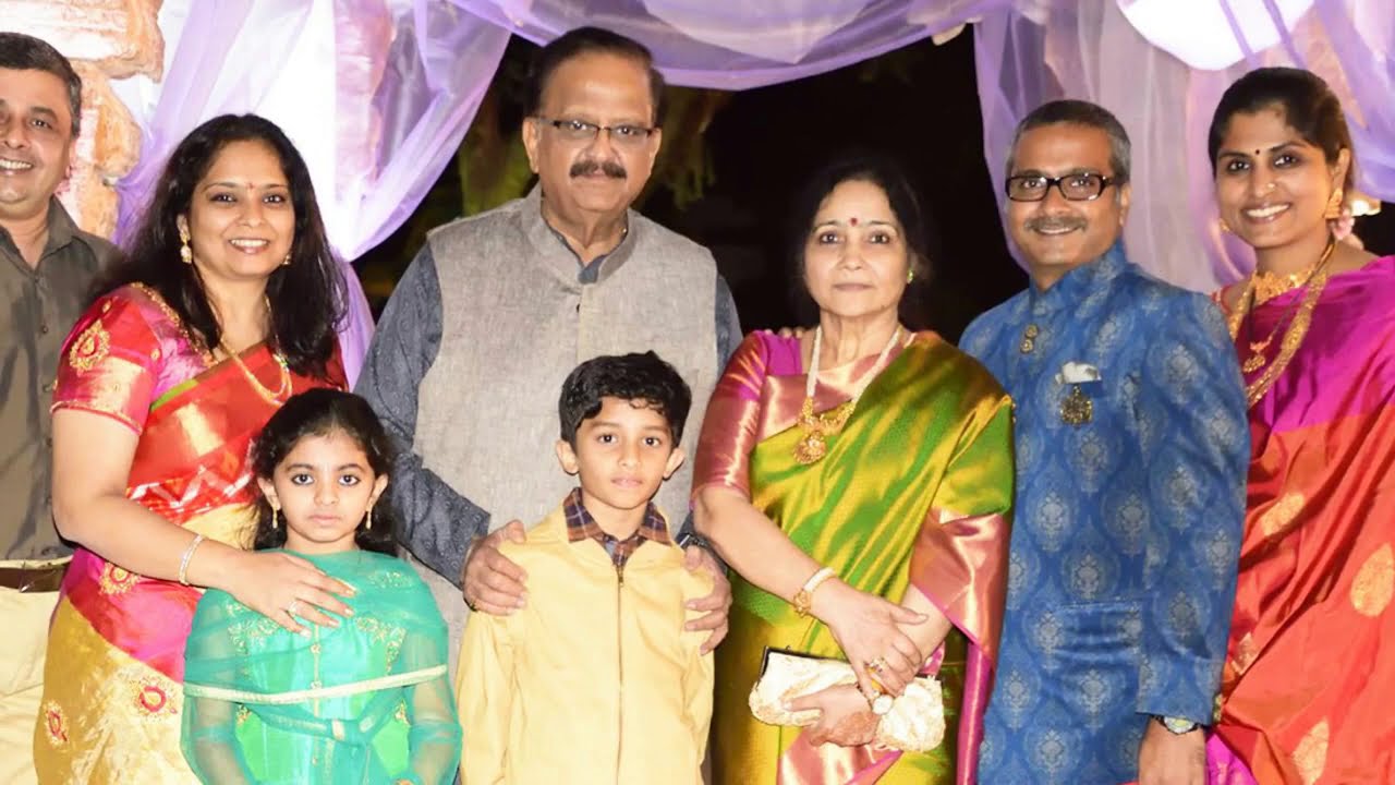 1280x720 Singer SP Balasubrahmanyam Family Photo