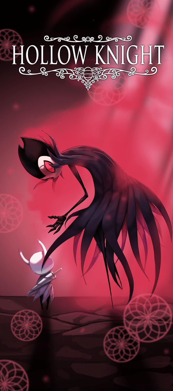 700x1580 Grimm Hollow Knight Phone Wallpaper