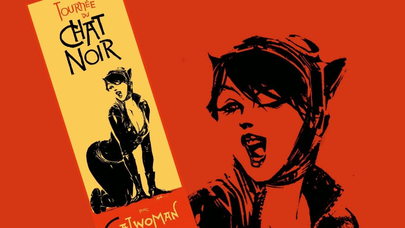 1366x768 Rafael Albuquerque, Catwoman, DC Comics Wallpaper HD / Desktop and Mobile Background