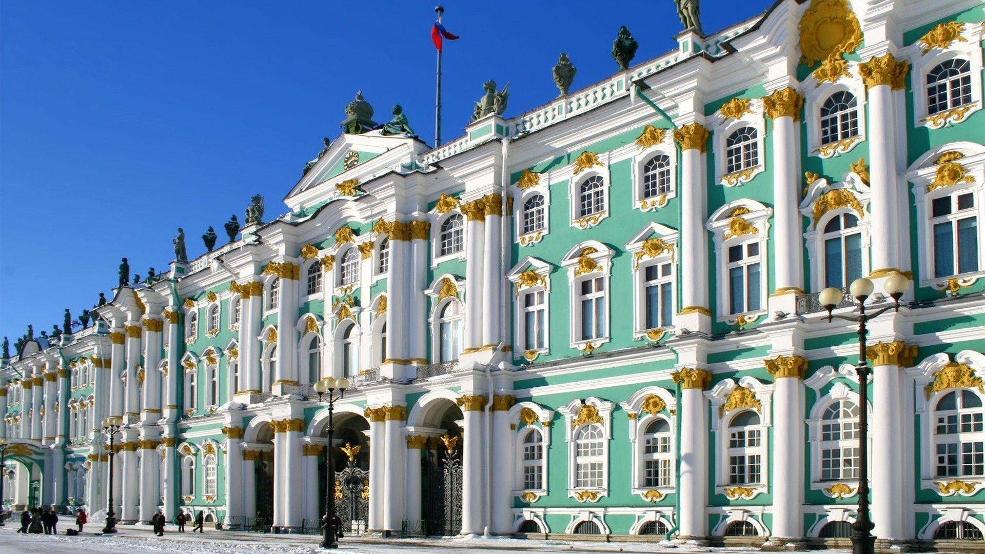 1920x1080 Winter Palace in Saint Petersburg Russia HD Wallpaper
