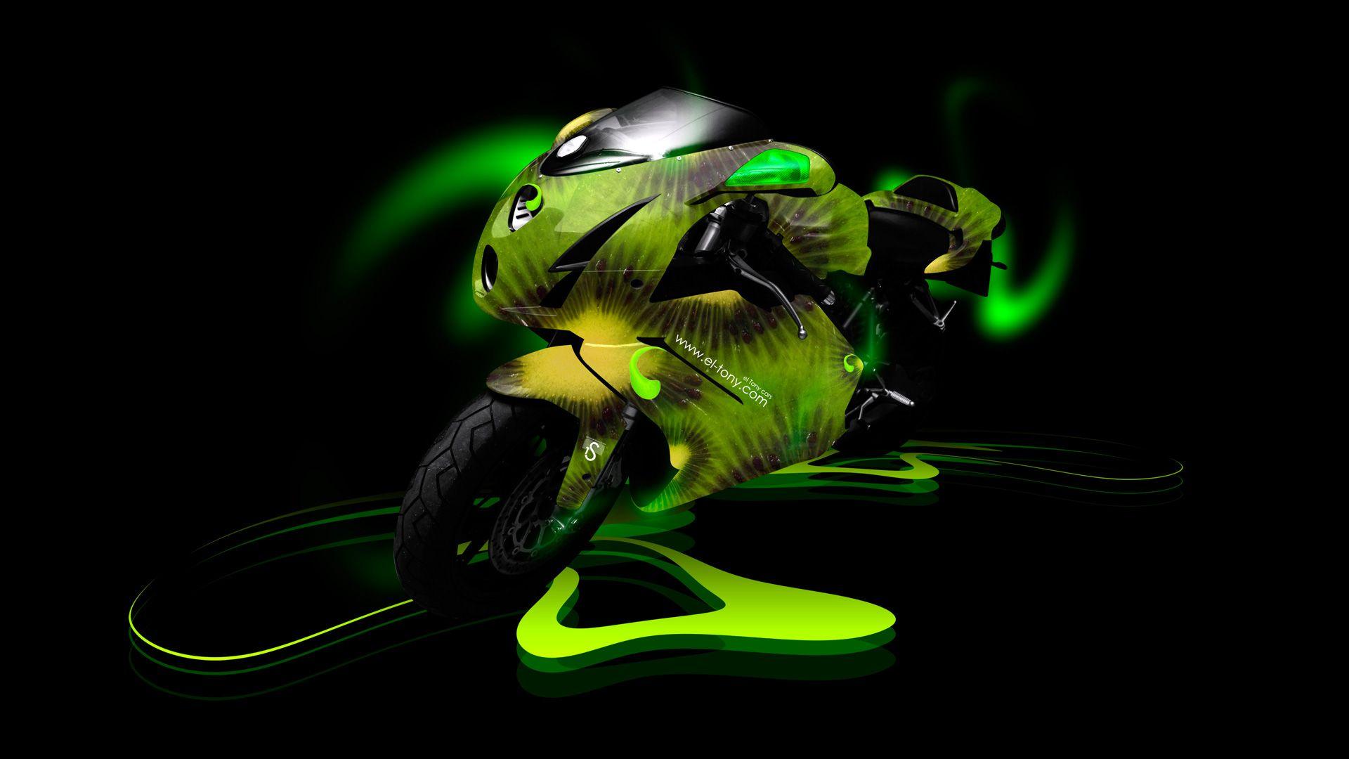 1920x1080 Ducati 999 Kiwi Aerography Neon Bike 2014 el Tony