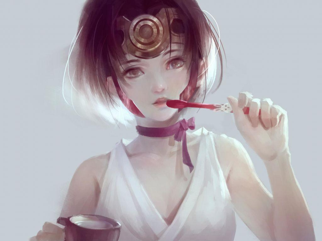 1024x768 Desktop wallpaper artwork, mumei, kabaneri of the iron fortress, anime, HD image, picture, background, 260eb9
