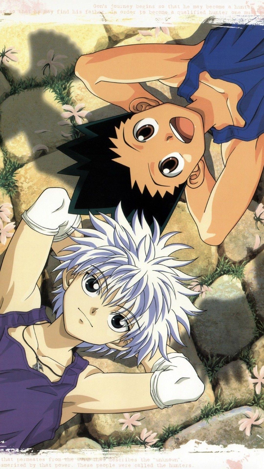 Gon and Killua, hunter x hunter, HD phone wallpaper