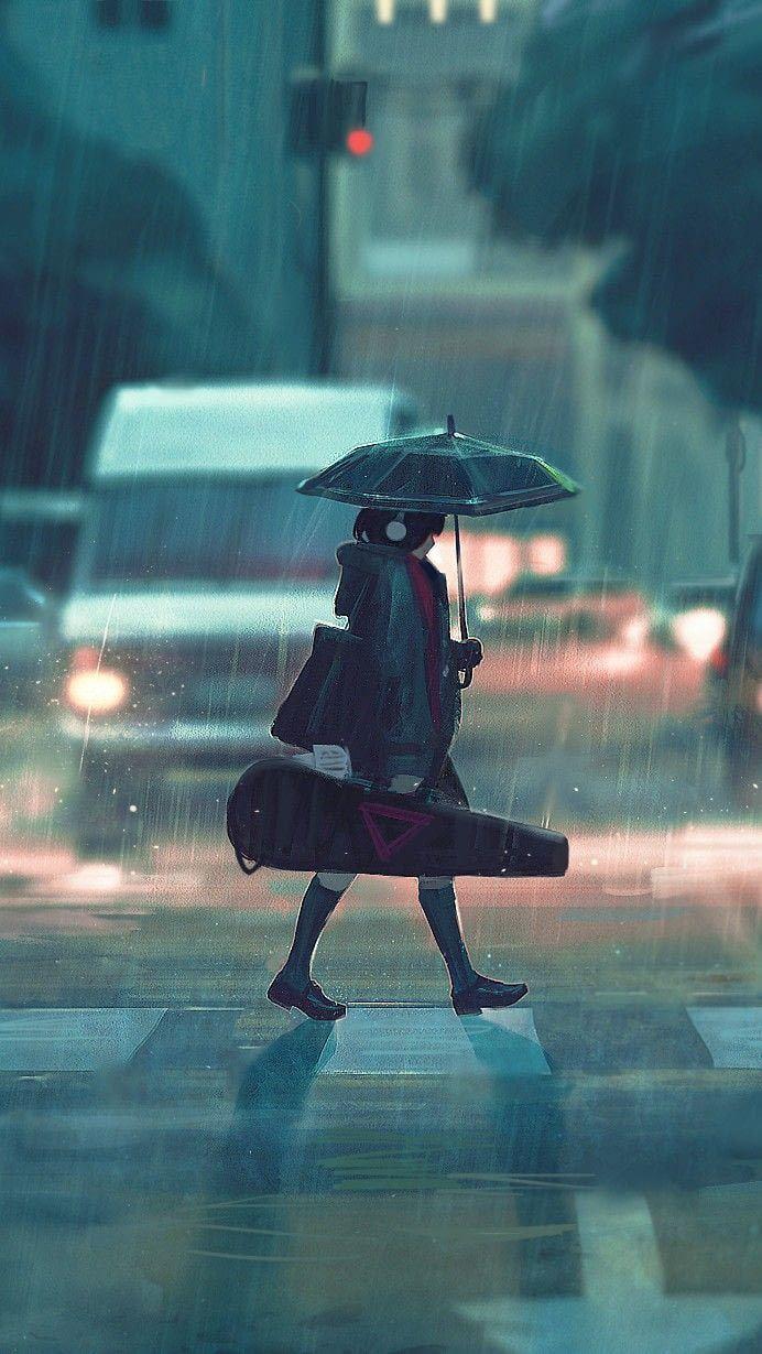 692x1229 Sad Anime Wallpaper iPhone