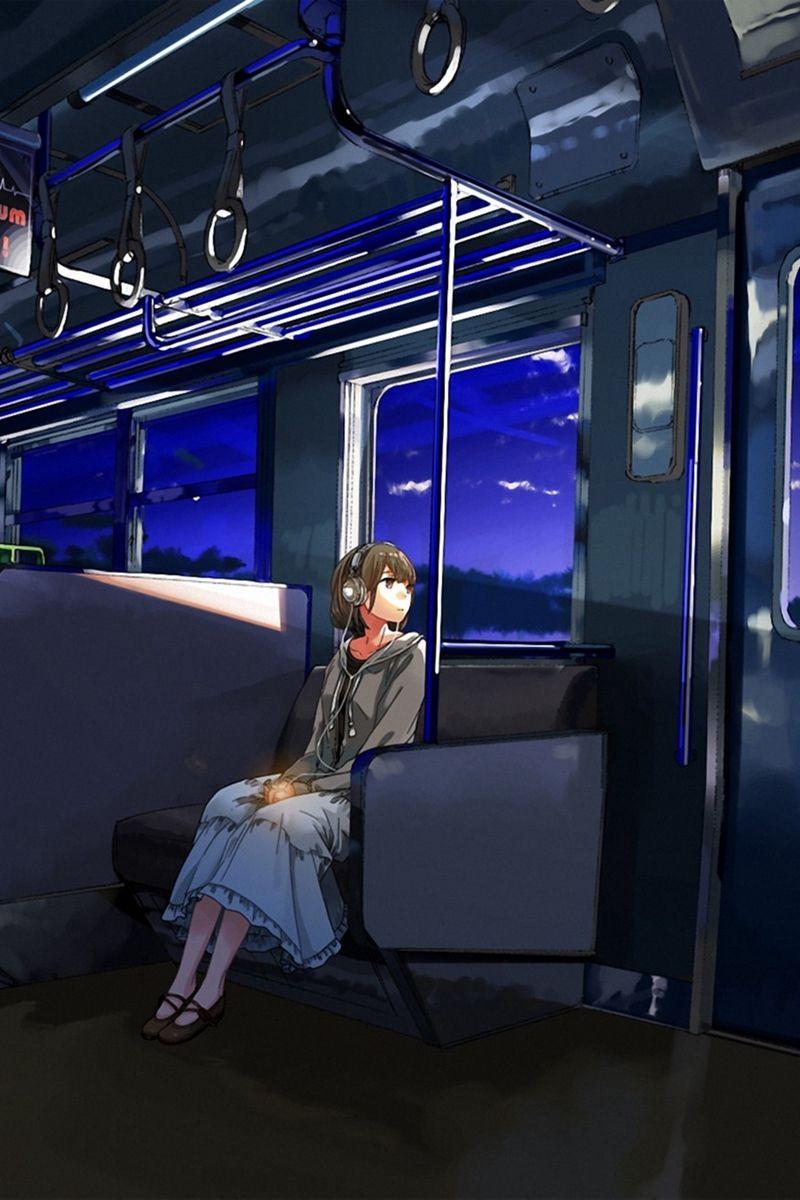 800x1200 Wallpaper Kurono Kuro, Girl, Wagon, Sad, Anime Anime Wallpaper IPhone Wallpaper & Background Download