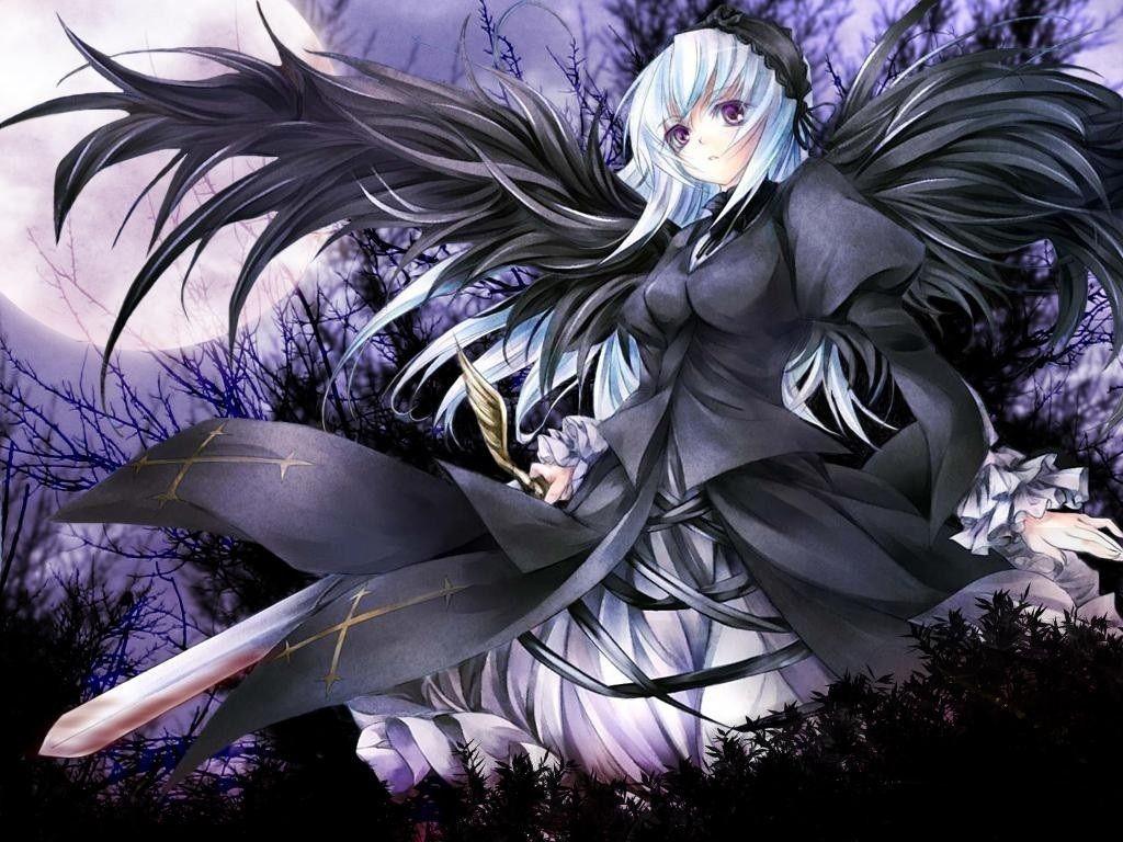 black angel anime wallpaper