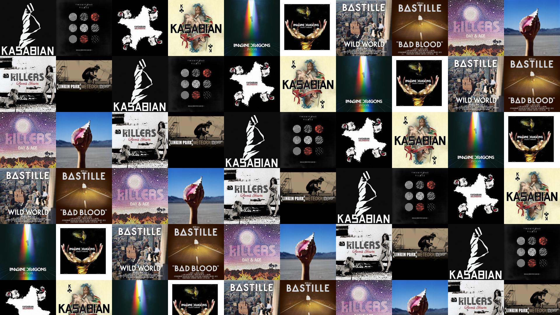 1920x1080 Kasabian Kasabian 21 Pilots Blurryface Velociraptor Empire Imagine Wallpaper « Tiled Desktop Wallpaper