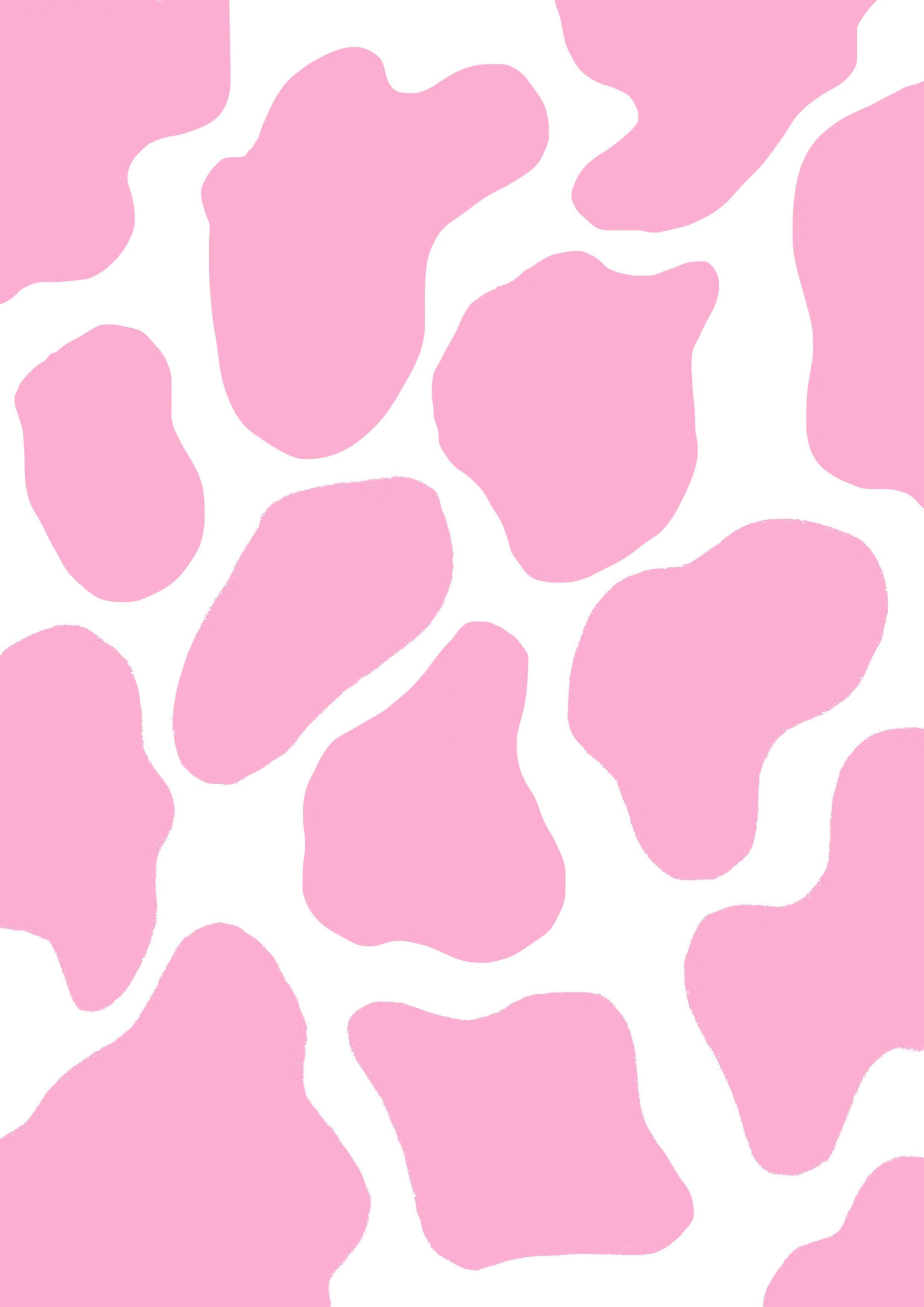 Cute Pink Cow Wallpaper Vector Stock Illustration  Download Image Now   Anniversary Art Cartoon  iStock