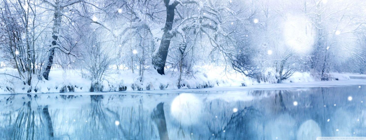 1488x570 Dual Monitor Wallpaper Winter