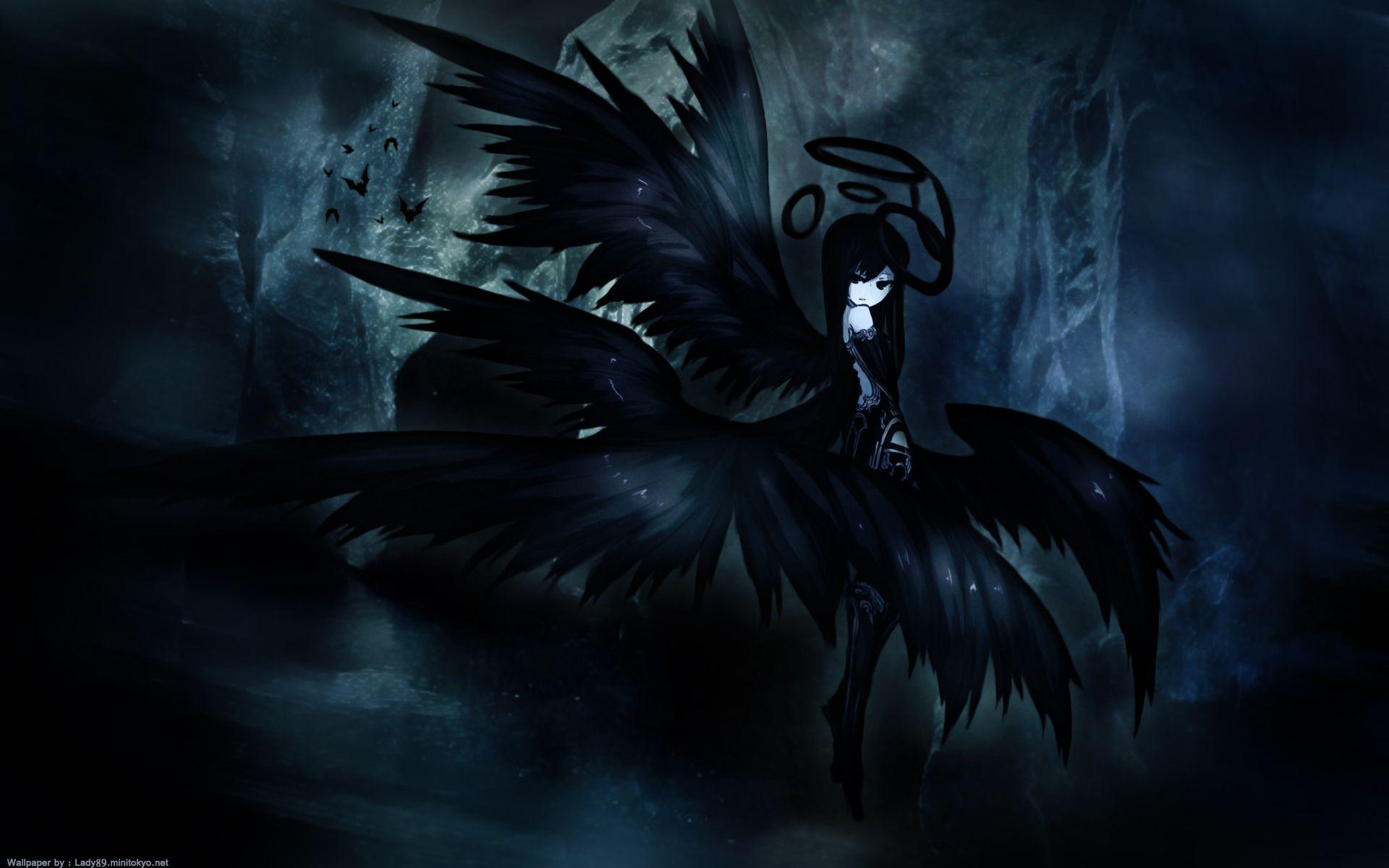 Download Anime Boy Dark Angel Of Death Wallpaper  Wallpaperscom