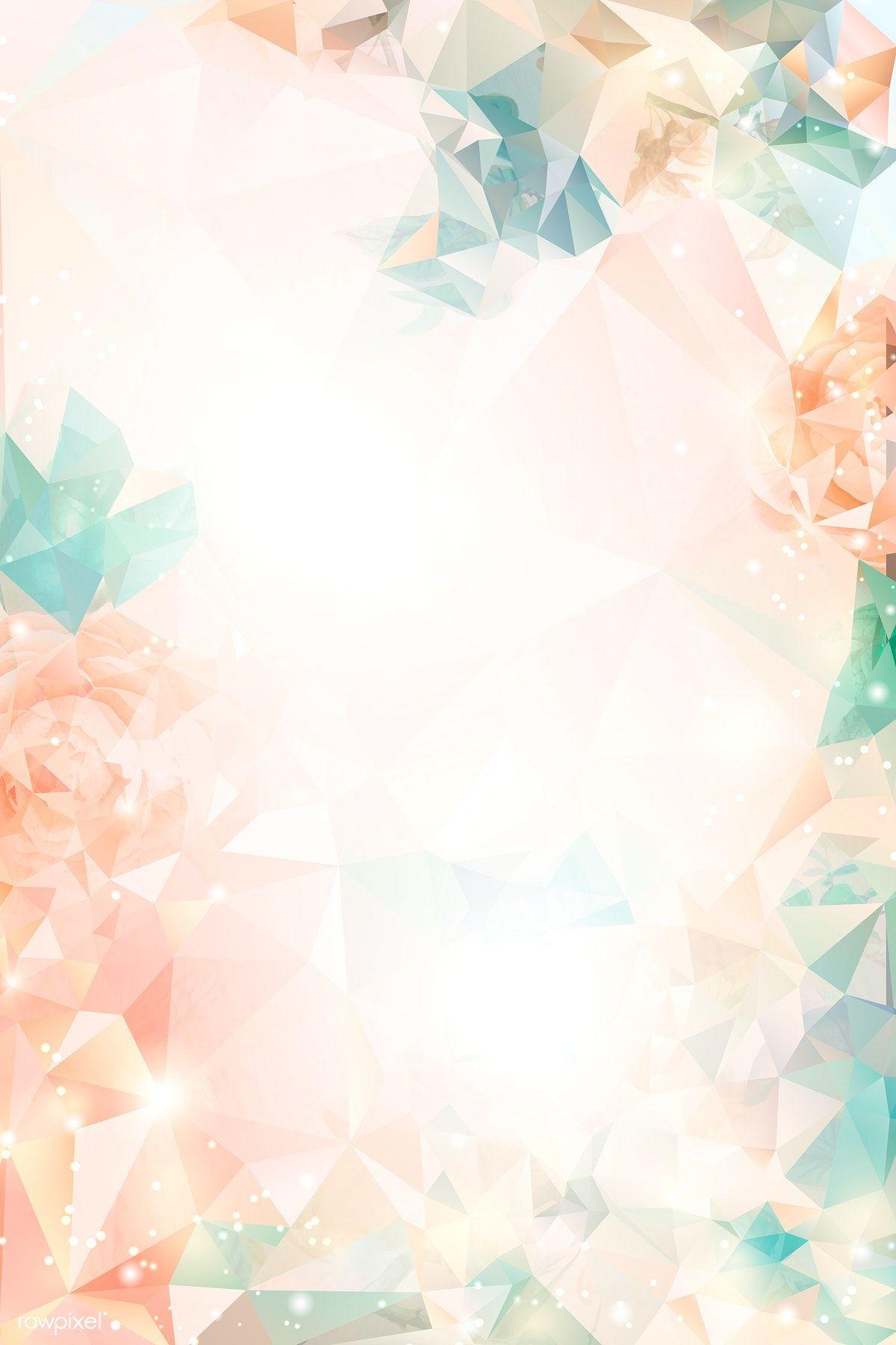1200x1800 Download premium vector of Flower orange background wallpaper vector 679951. Flower background wallpaper, Floral background, Flower background