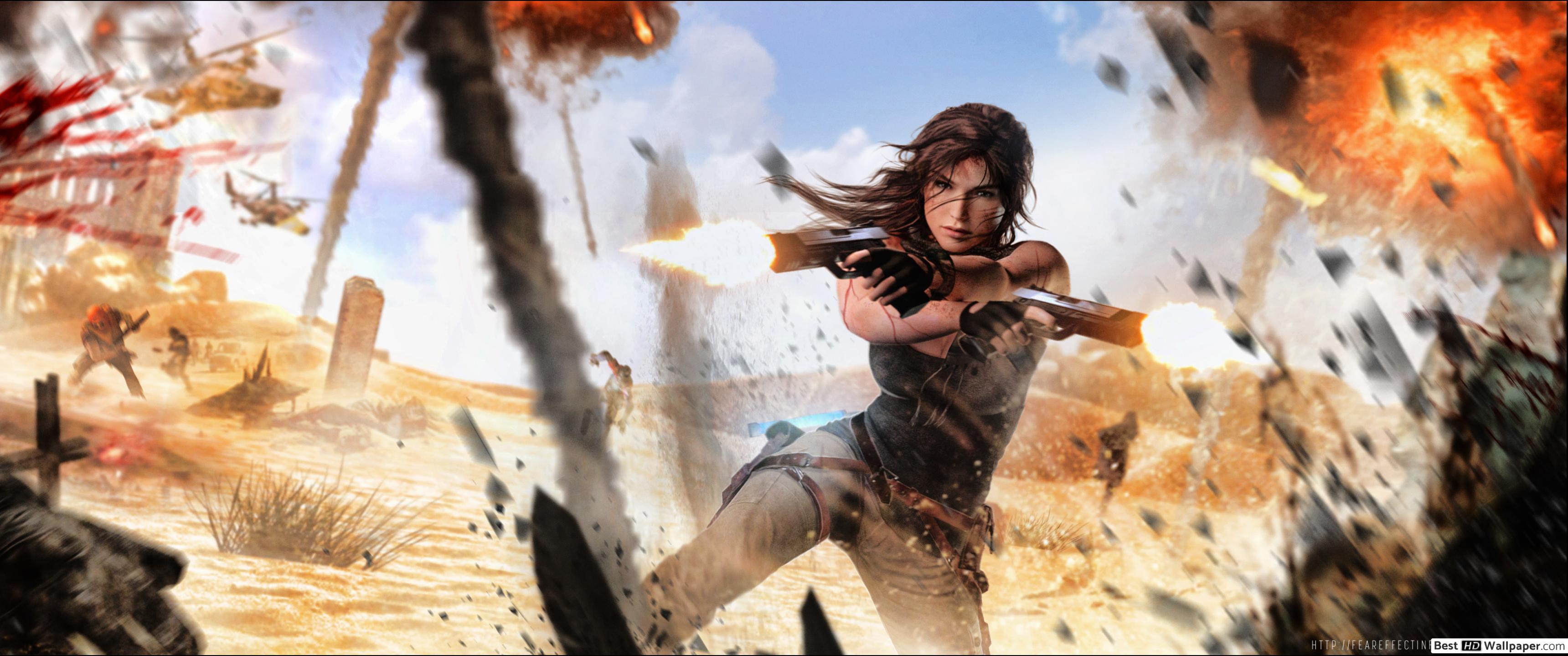 3440x1440 Shadow of the Tomb Raider: Zenith (2019) Croft (archer girl) HD wallpaper download