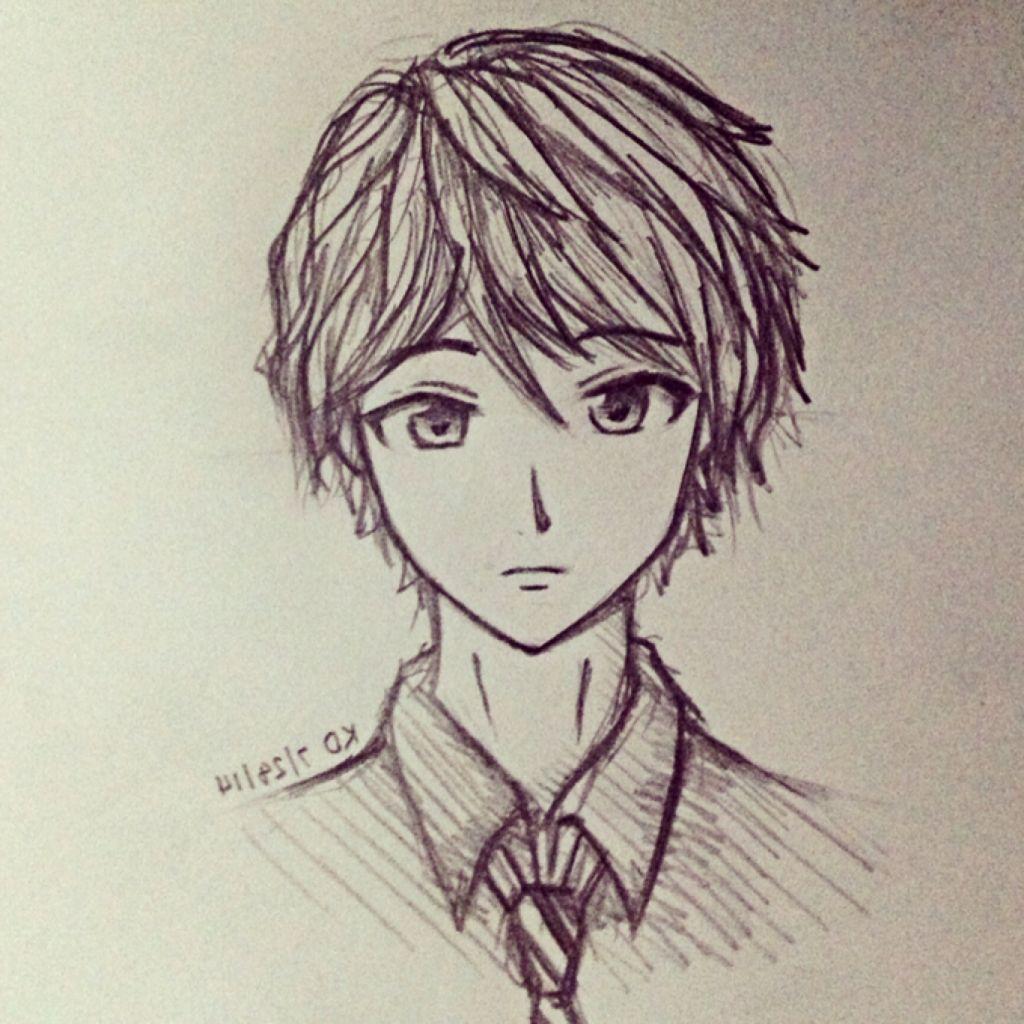 1024x1024 Cute Easy Anime Drawings Boy