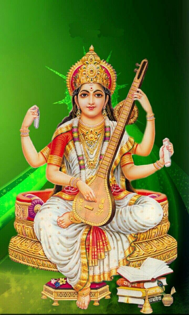 720x1199 Maa Saraswati Image Full HD Mobile Wallpaper For Mobile