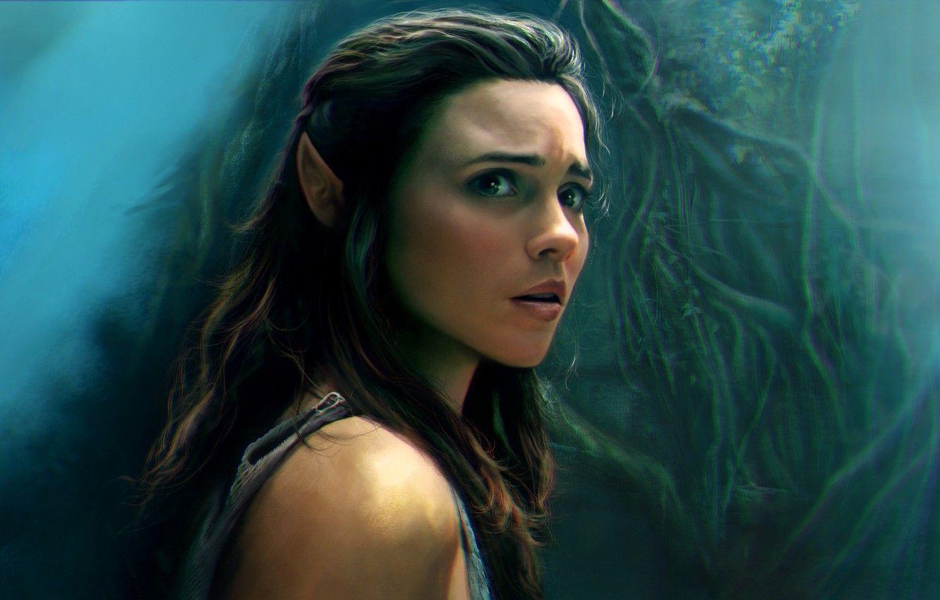 1332x850 Wallpaper girl, art, Amberle Elessedil, The Shannara Chronicles, Amberle image for desktop, section фильмы
