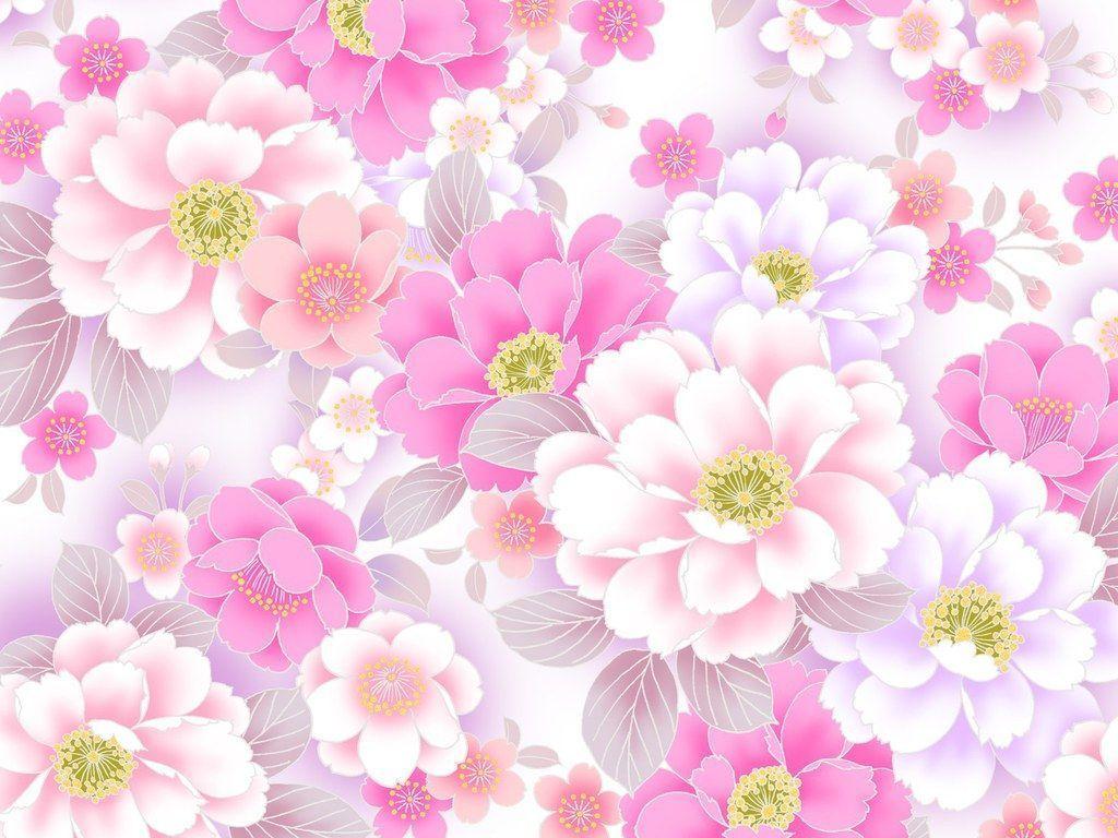 1024x768 Wallpaper flower background