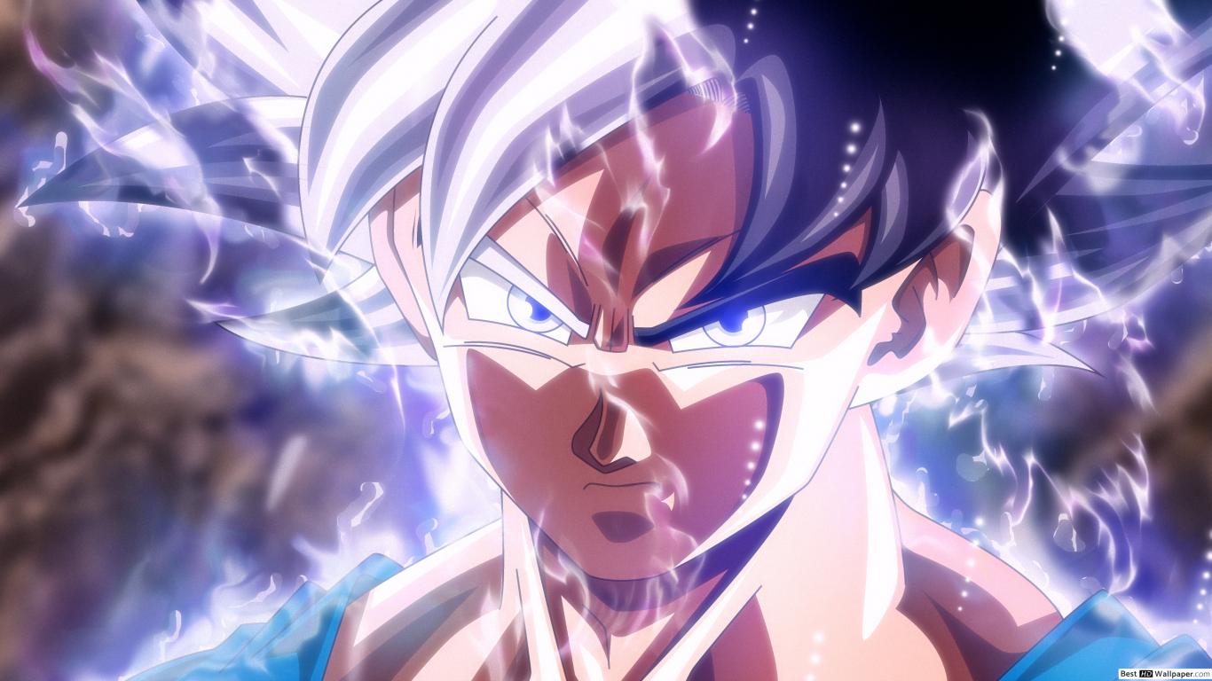 Download wallpaper 1366x768 black, anime, dragon ball, super saiyan rose,  5k, tablet, laptop, 1366x768 hd background, 19971