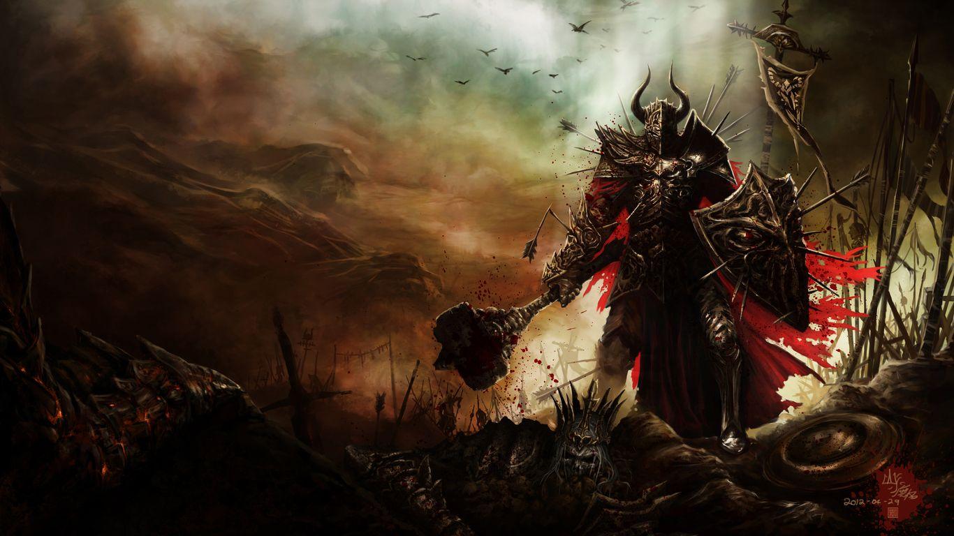 1366x768 Free download Wallpaper Wallpaper Desktop Background Fantasy Giants [1366x768] for your Desktop, Mobile & Tablet. Explore Medieval Wallpaper for Computer. Medieval Knights Wallpaper, Medieval Wallpaper, Medieval Castles Wallpaper