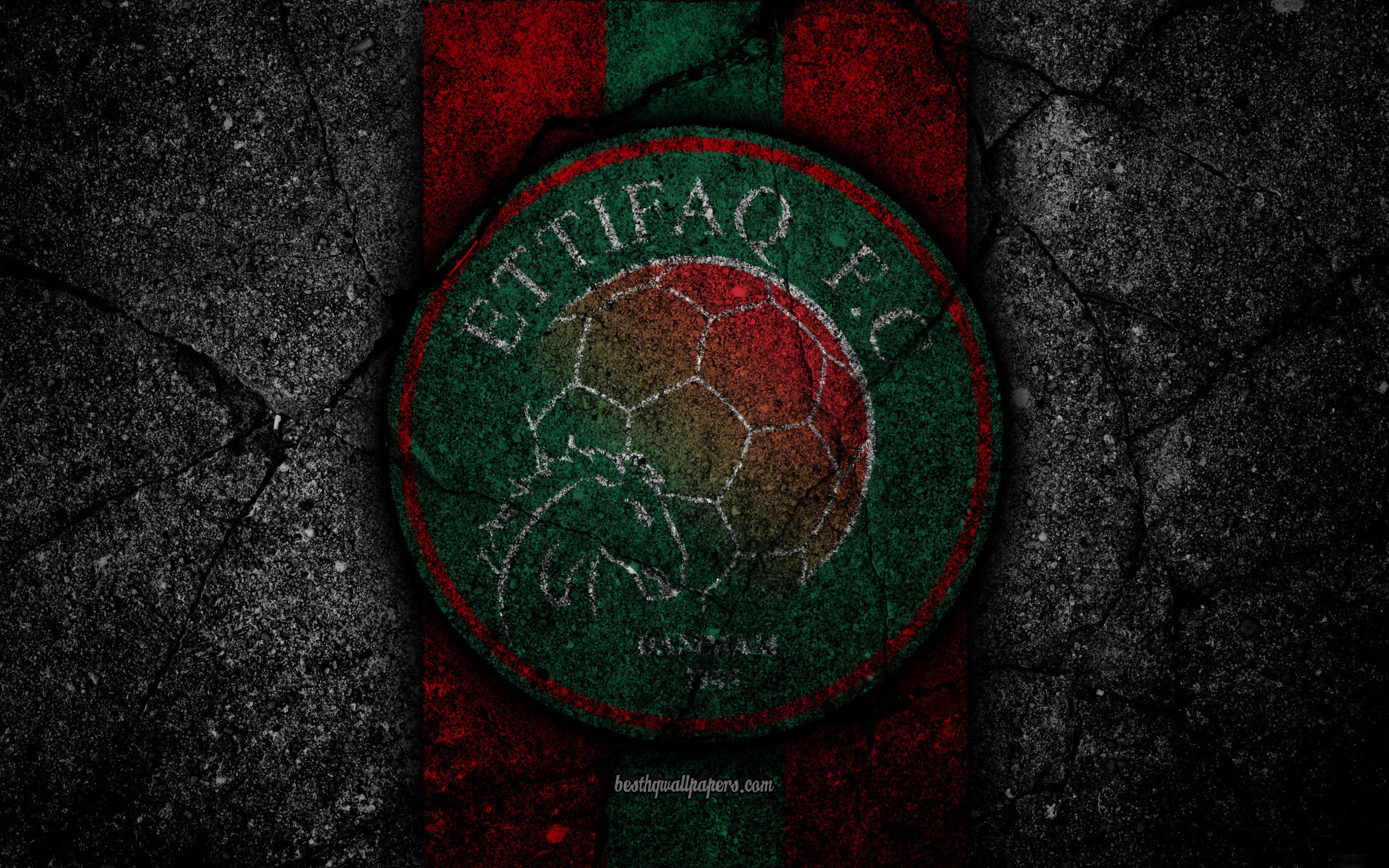 3840x2400 Download Wallpaper Al Ettifaq FC, 4k, Emblem, Saudi Professional League, Soccer, Asphalt Texture, Saudi Arabia, Logo, Dammam, Black Stone, Football, FC Al Ettifaq For Desktop With Resolution 3840x2400. High Quality HD Picture Wallpaper