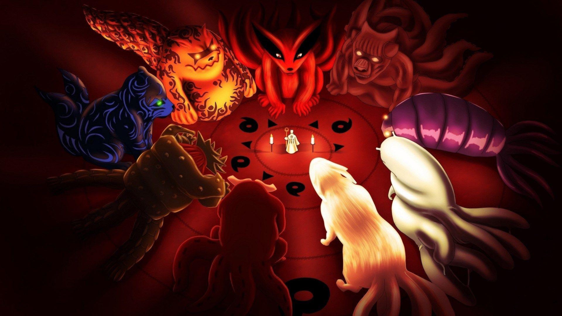 1920x1080 Naruto Shippuden All Tailed Beast Wallpaper