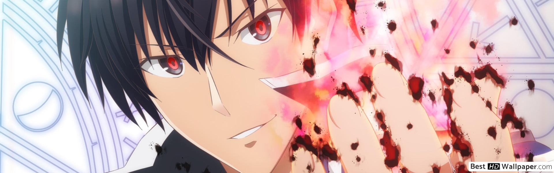 1920x600 The Misfit of Demon King Academy Voldigoad, Sasha Necron & Misha Necron HD wallpaper download