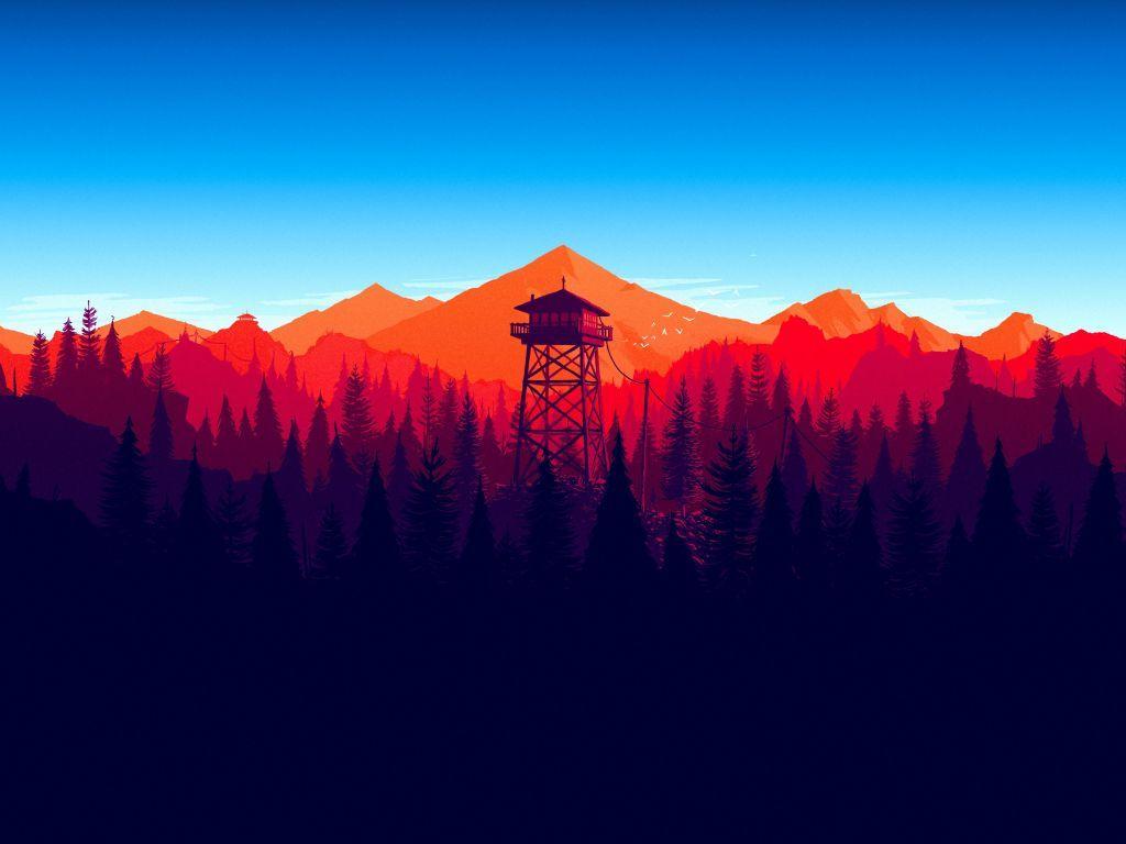 1024x768 Firewatch 4K wallpaper for your desktop or mobile screen free and easy to download