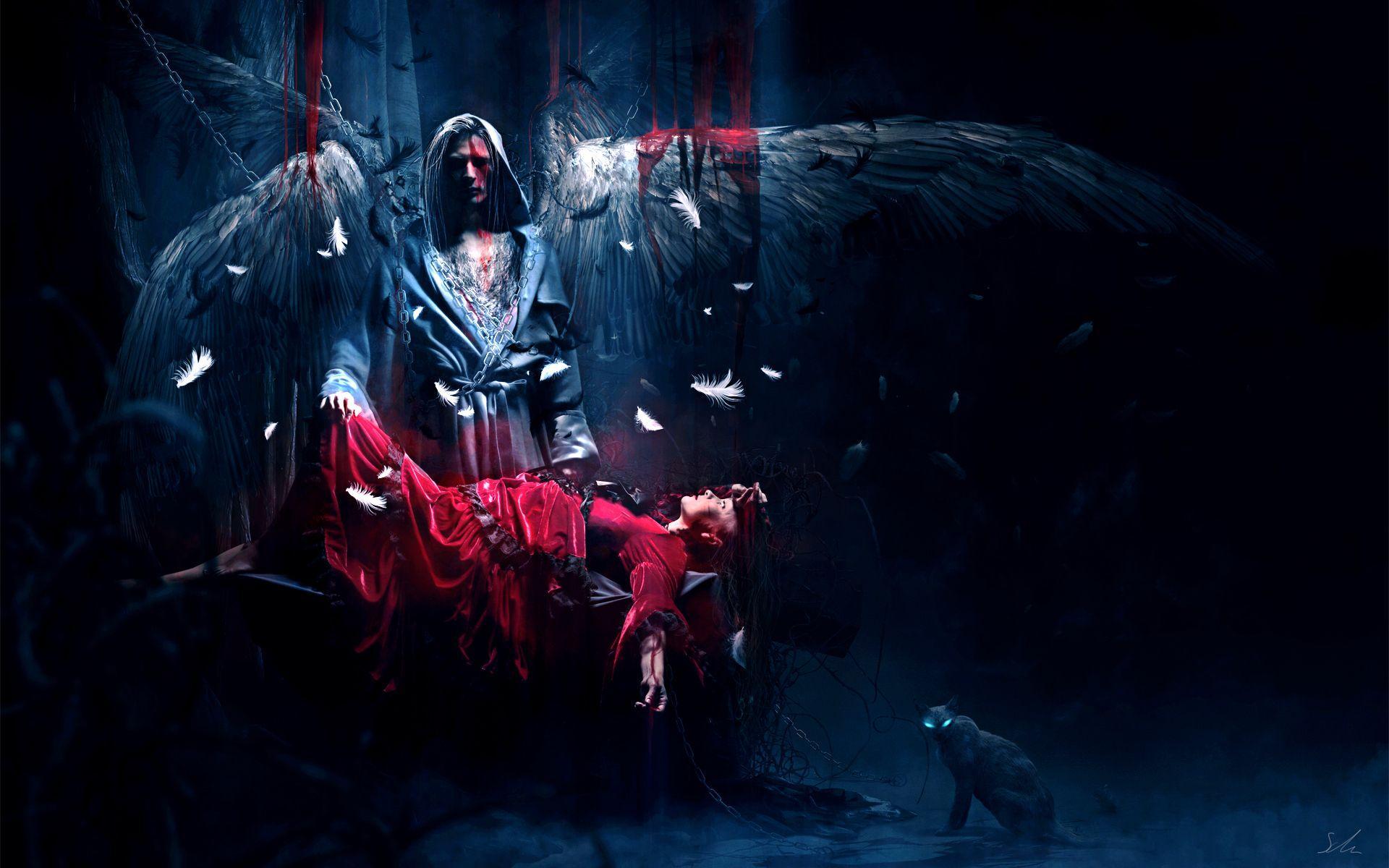 1920x1200 dark angel wallpaper