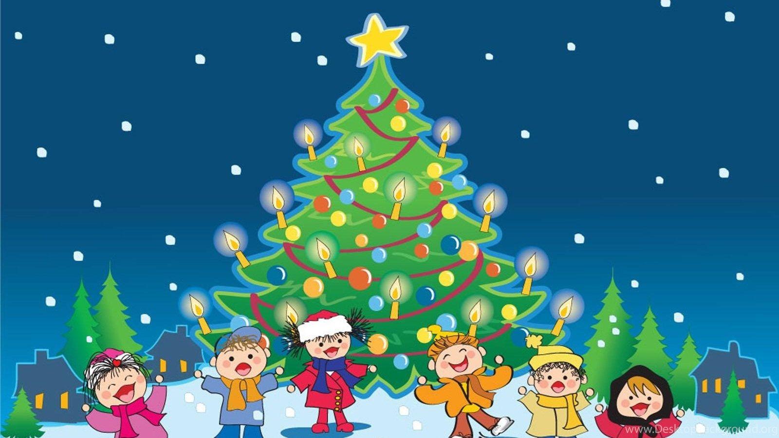 Kids Christmas Wallpapers - Top Free Kids Christmas Backgrounds ...