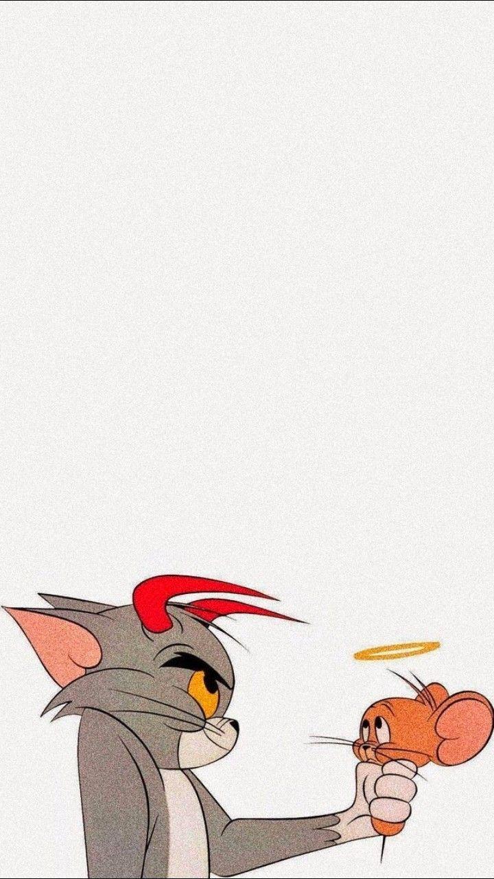 720x1280 tom&jerry. Tom and jerry wallpaper, Cartoon wallpaper, Tom and jerry