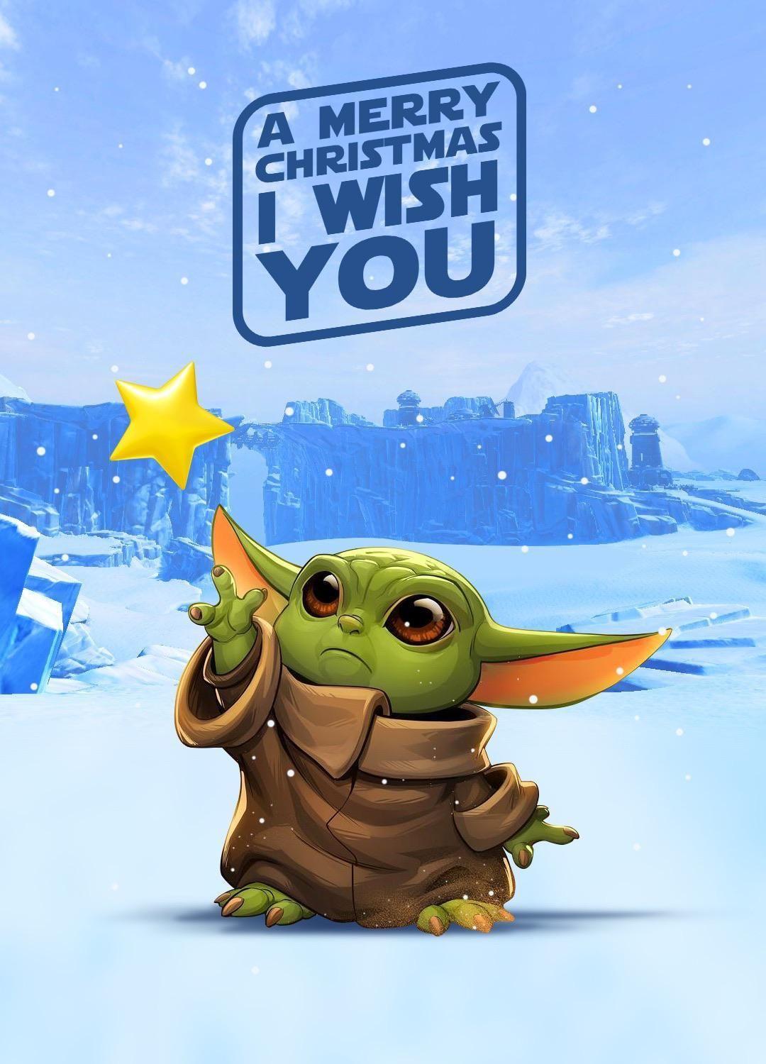 1080x1500 A Merry Christmas I Wish You. R BabyYoda. Baby Yoda In 2020. Star Wars Drawings, Star Wars Picture, Star Wars Christmas