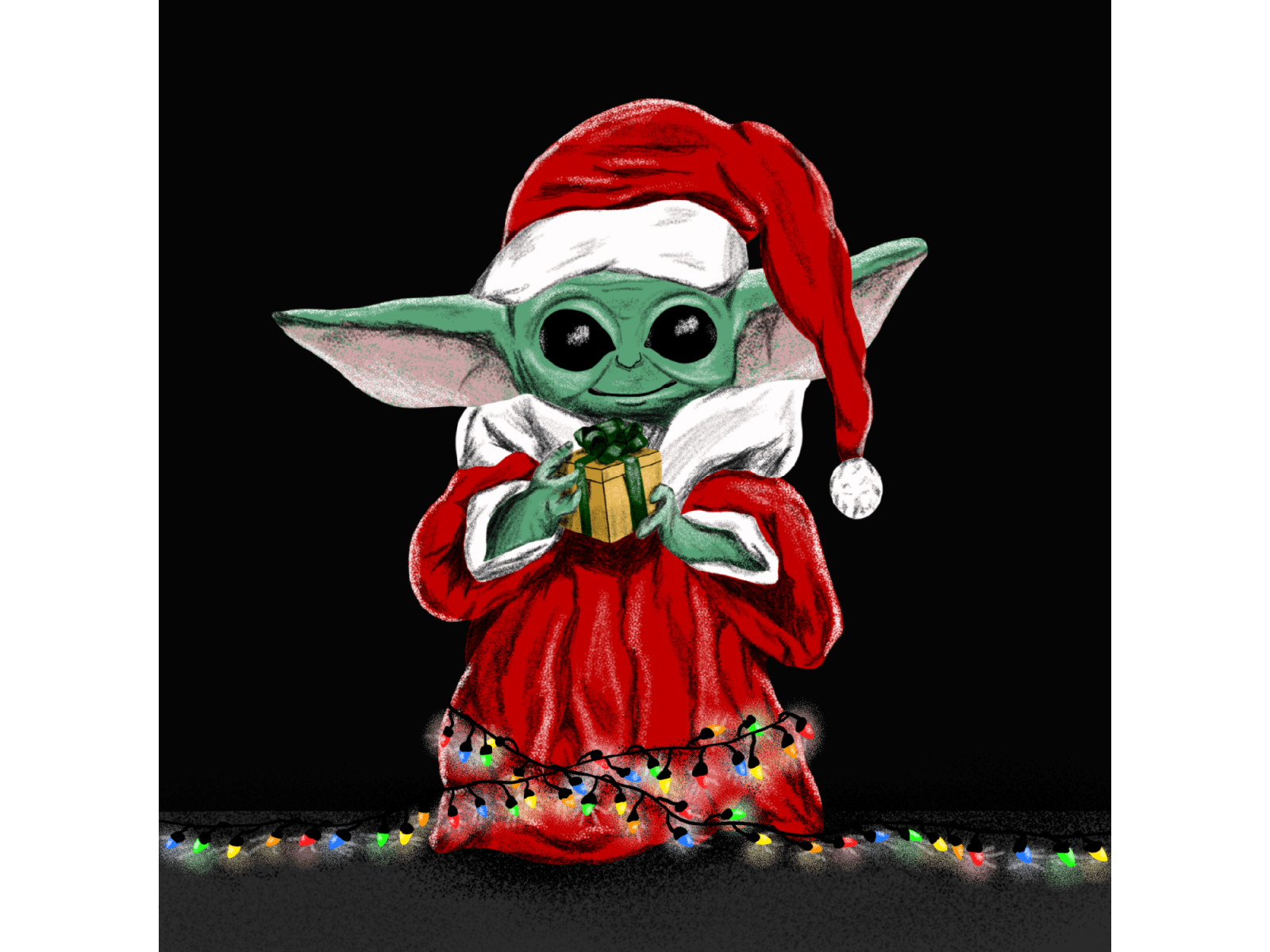 Baby Yoda Christmas Wallpapers Top Free Baby Yoda Christmas Backgrounds WallpaperAccess