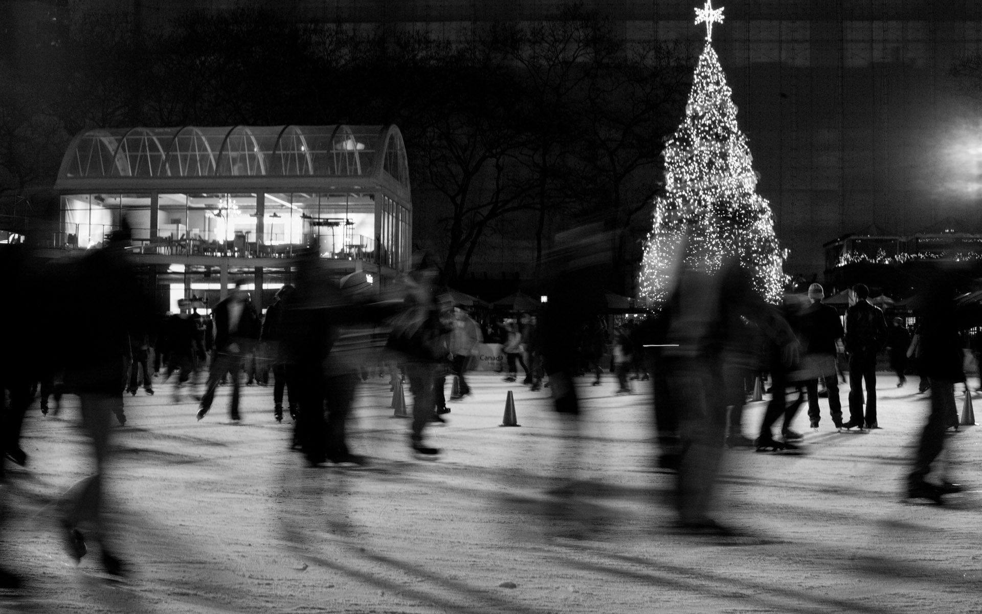 1920x1200 Black And White Christmas Background HD wallpaper