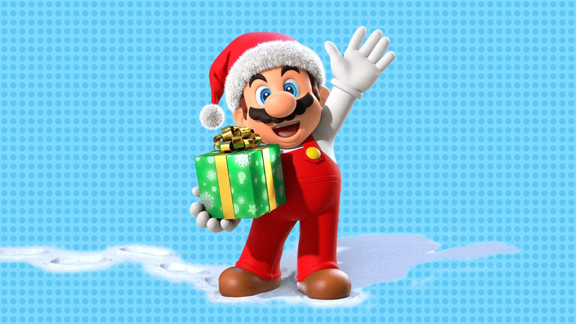 Nintendo Christmas Wallpapers Top Free Nintendo Christmas Backgrounds WallpaperAccess