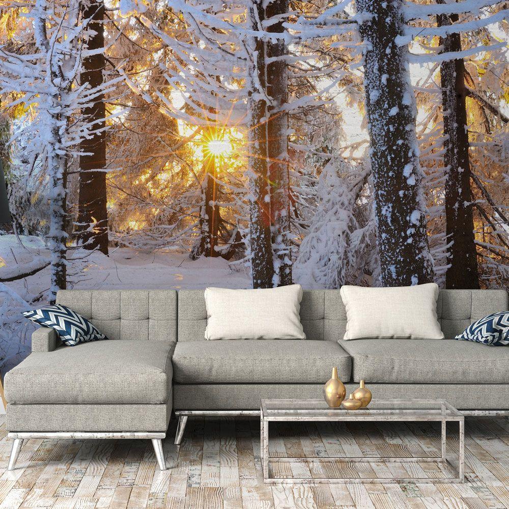 1000x1000 Deck your halls (and all your rooms) with removable Christmas wallpaper from Wallsauce